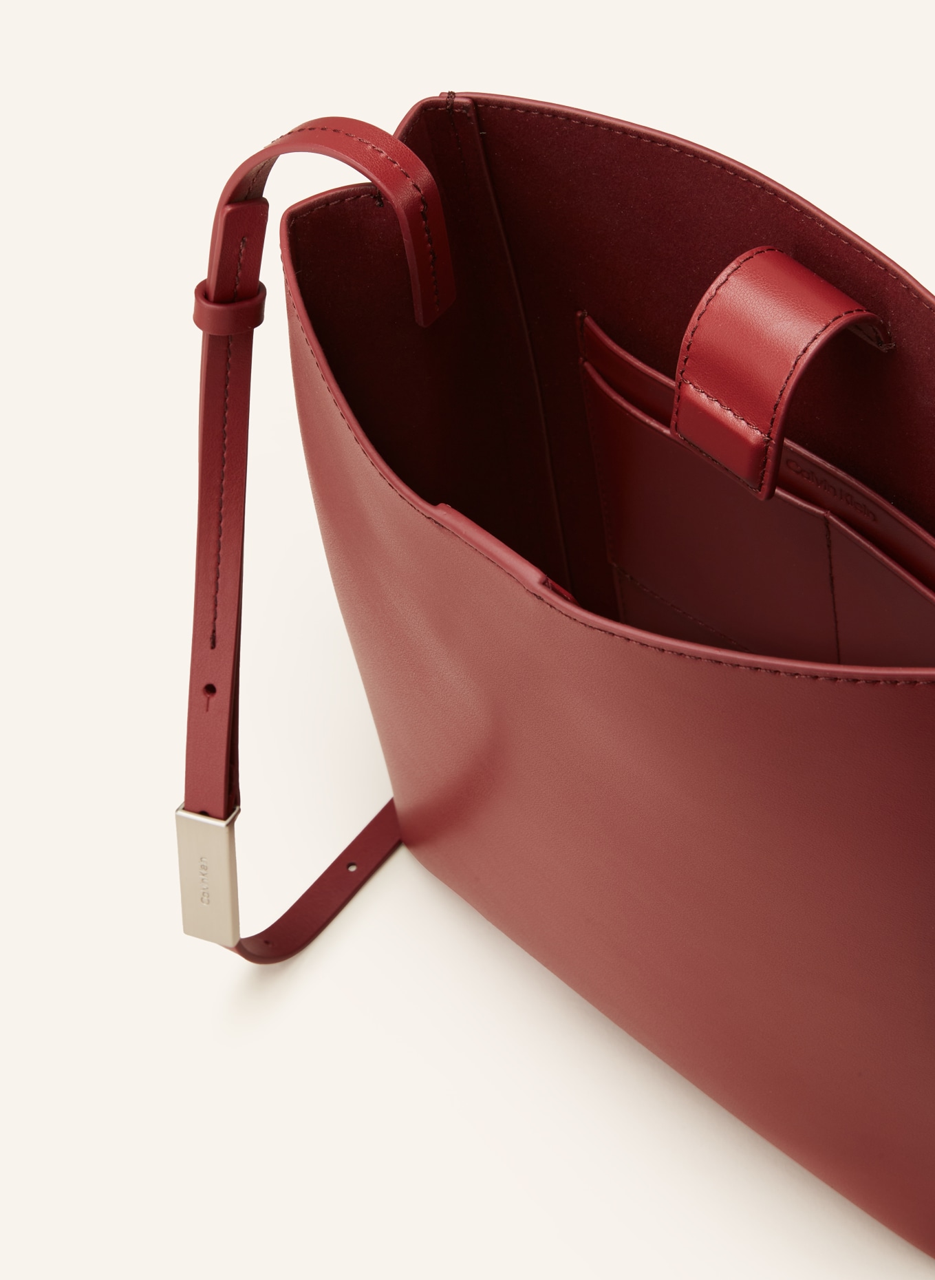 Calvin Klein sac à bandoulière: ROUGE FONCÉ