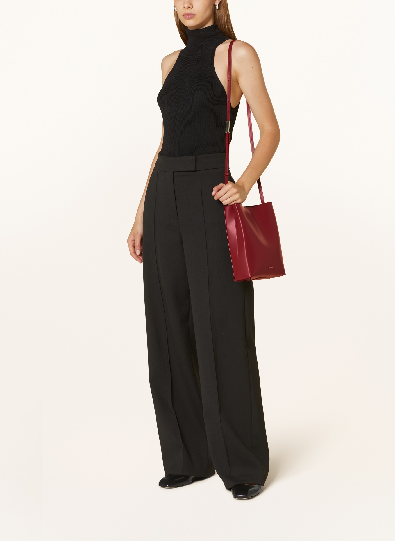 Calvin Klein sac à bandoulière: ROUGE FONCÉ