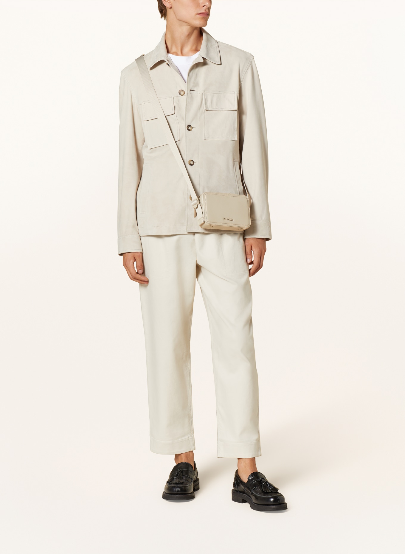 Calvin Klein Crossbody bag: LIGHT BROWN