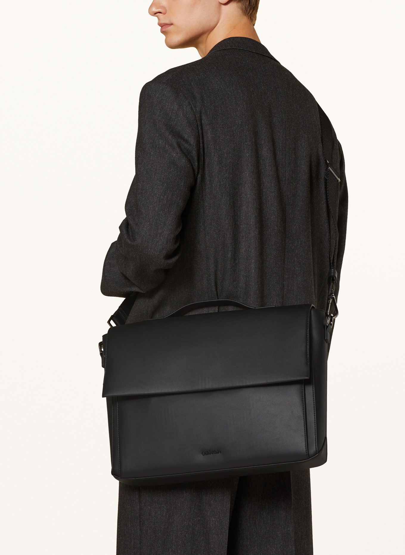 Calvin Klein Laptoptasche, Farbe: SCHWARZ (Bild 4)