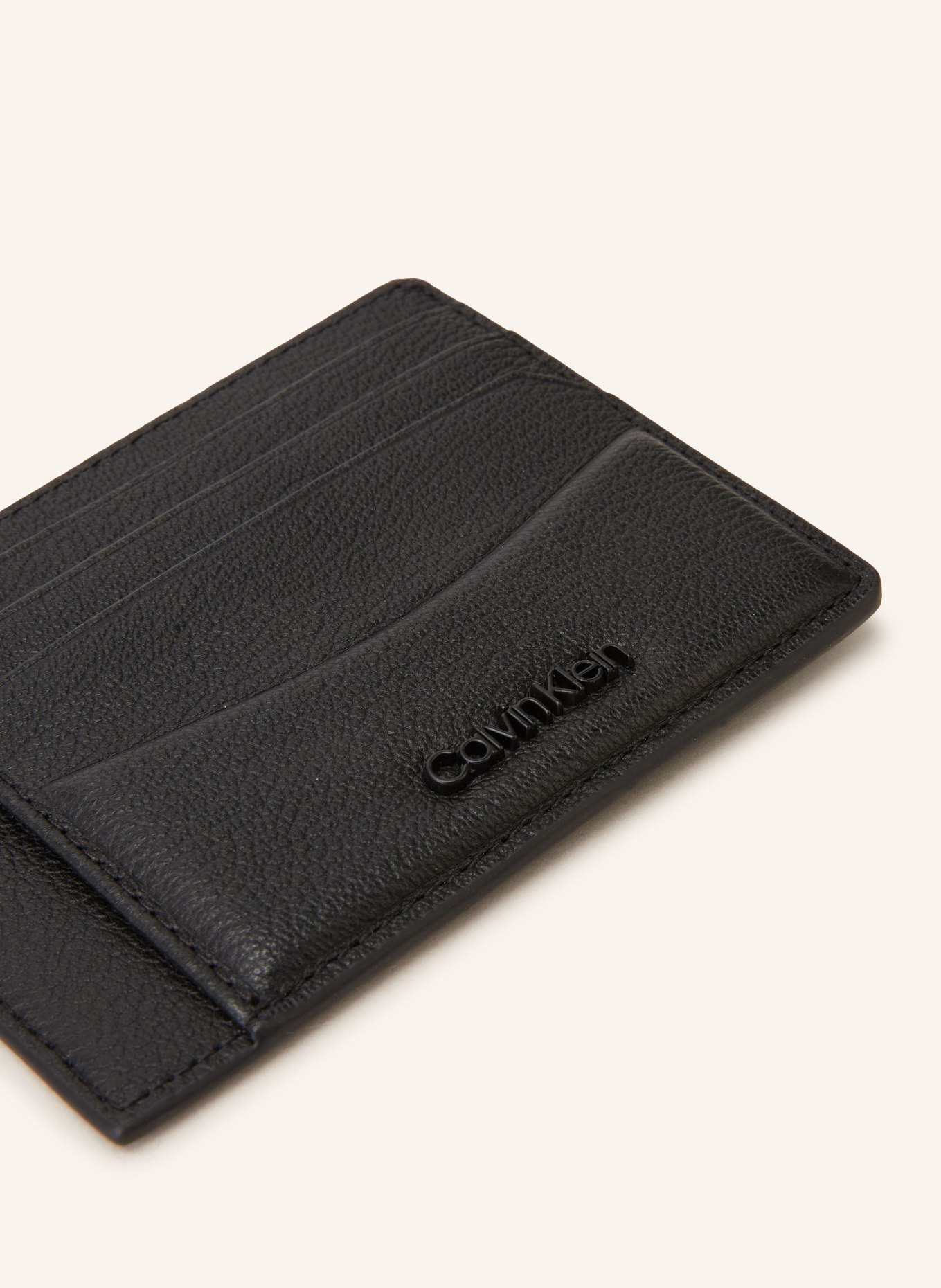 Calvin Klein Card case with coin compartment, Color: BLACK (Image 2)