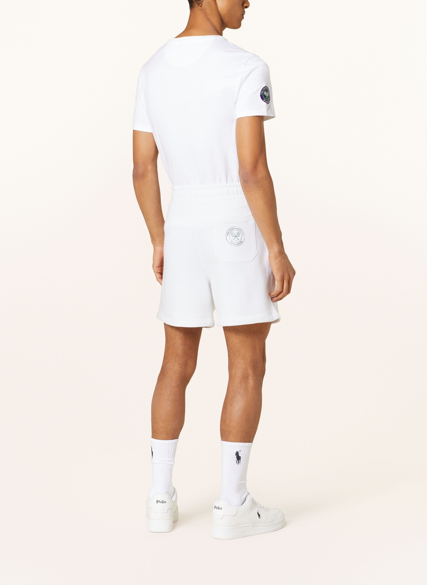 POLO RALPH LAUREN Sweat shorts, Color: WHITE (Image 3)