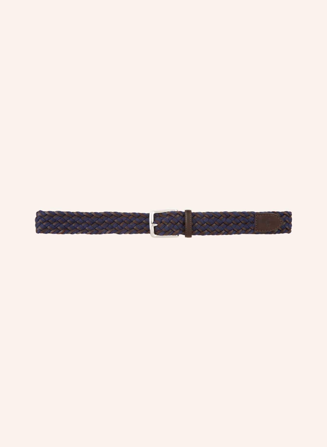 POLO RALPH LAUREN Braided belt, Color: DARK BLUE/ DARK BROWN (Image 2)