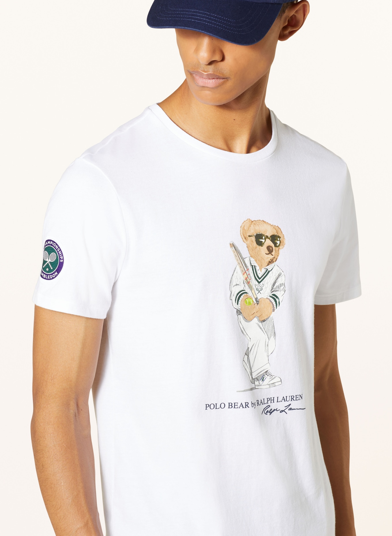 POLO RALPH LAUREN T-shirt, Kolor: KREMOWY (Obrazek 4)