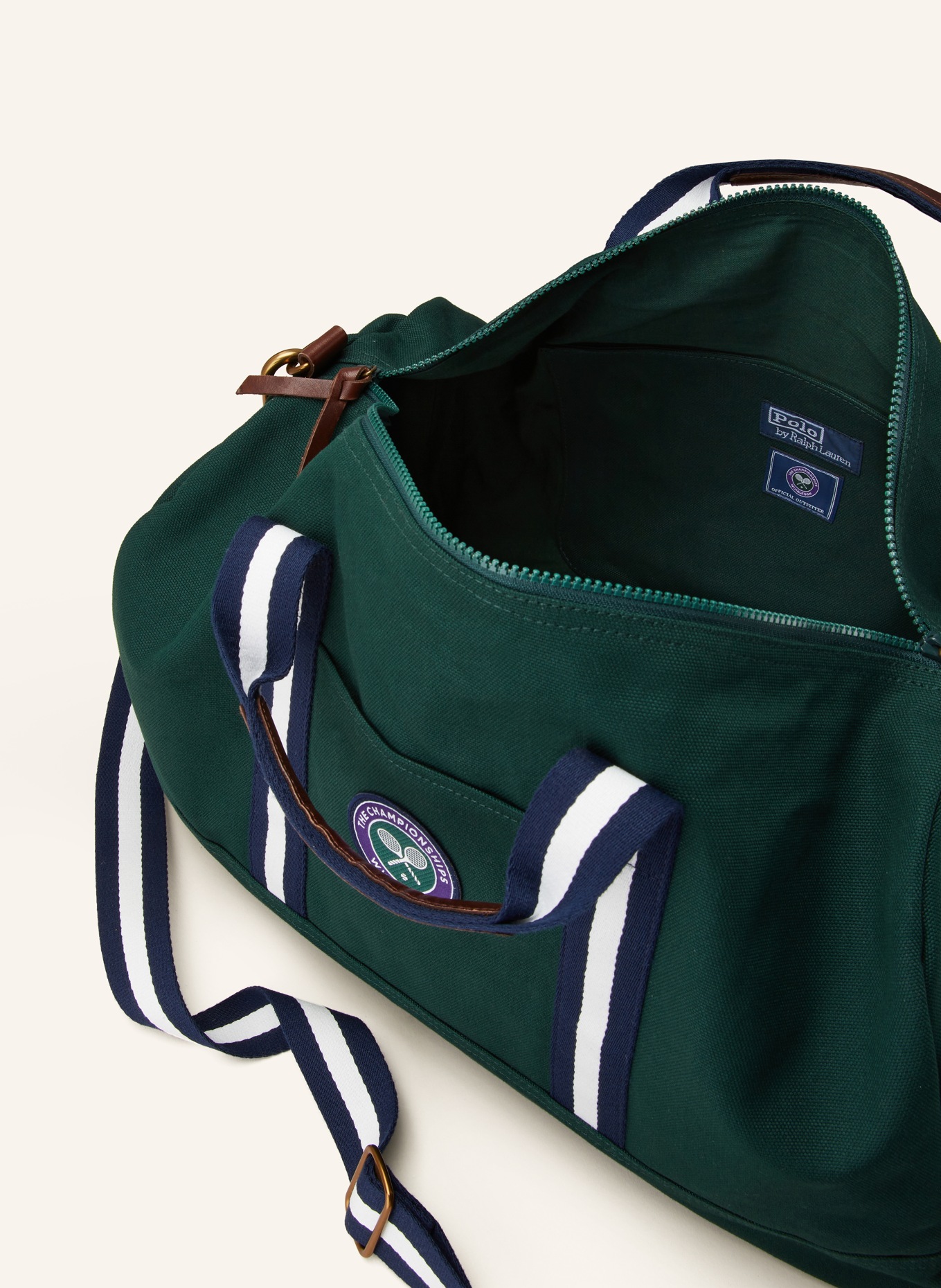 POLO RALPH LAUREN Travel bag, Color: DARK GREEN/ DARK BLUE (Image 3)