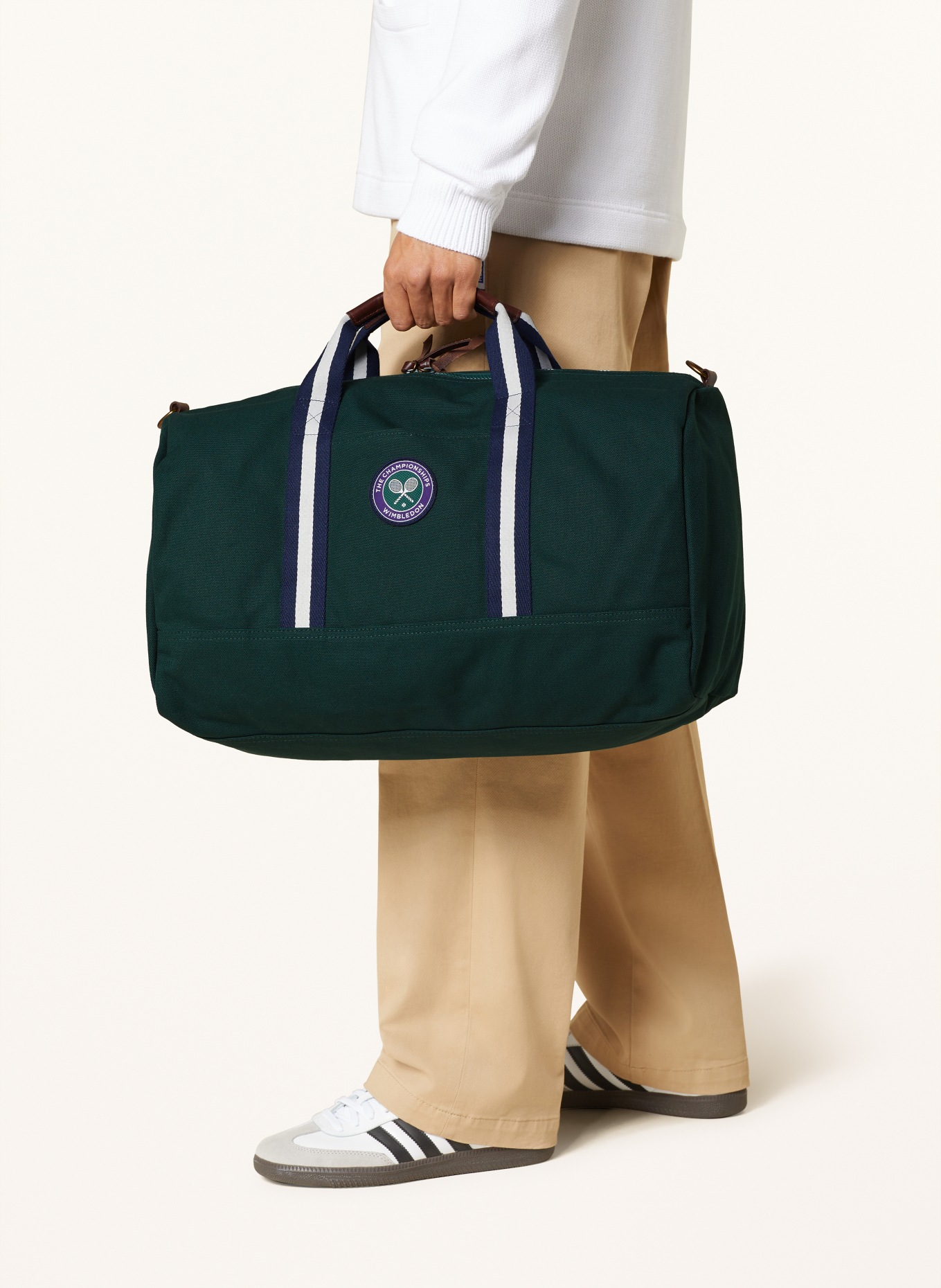 POLO RALPH LAUREN Travel bag, Color: DARK GREEN/ DARK BLUE (Image 4)