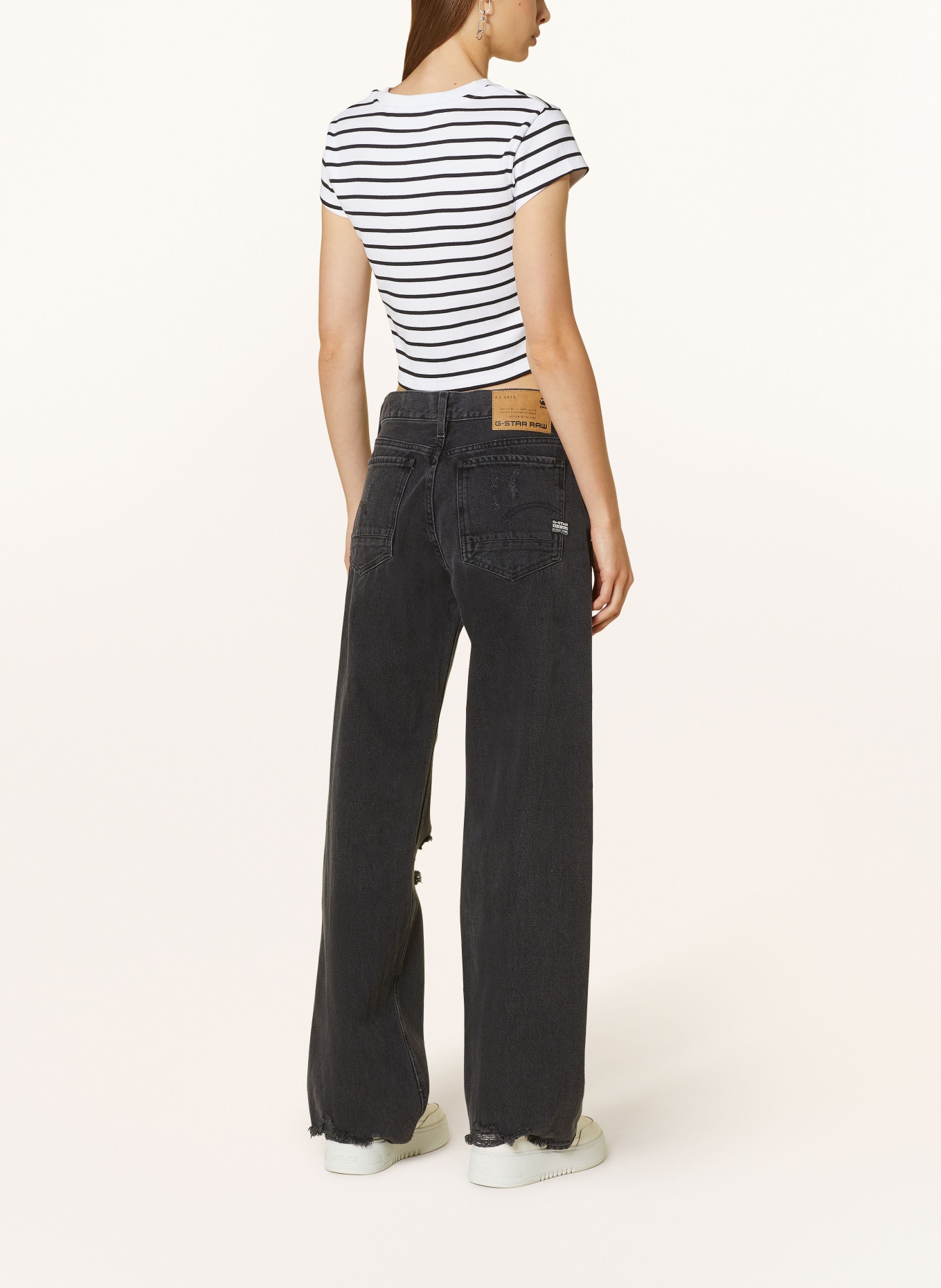 Calvin Klein Jeans T-Shirt, Farbe: WEISS/ SCHWARZ (Bild 3)