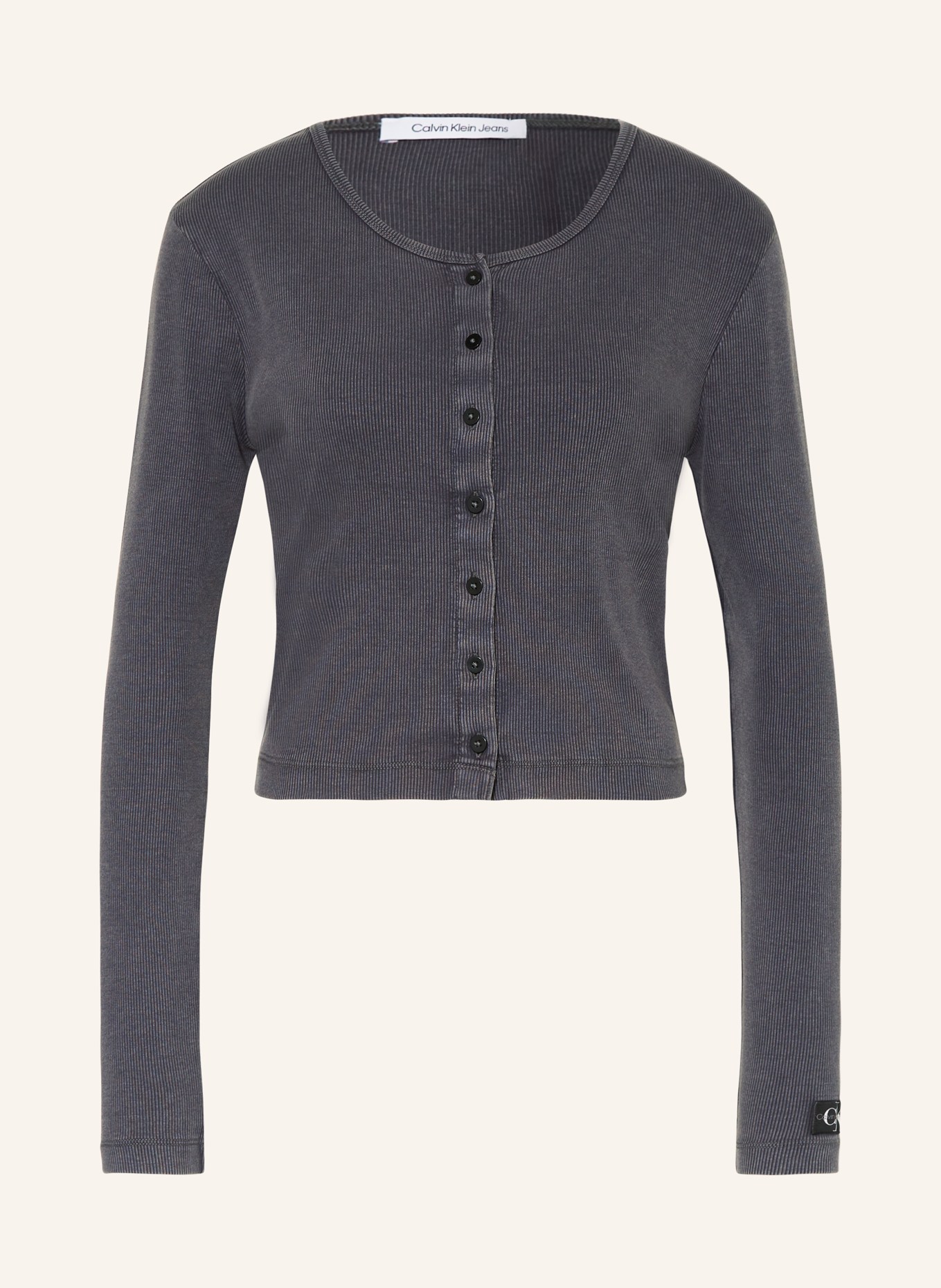 Calvin Klein Jeans Cardigan, Color: GRAY (Image 1)