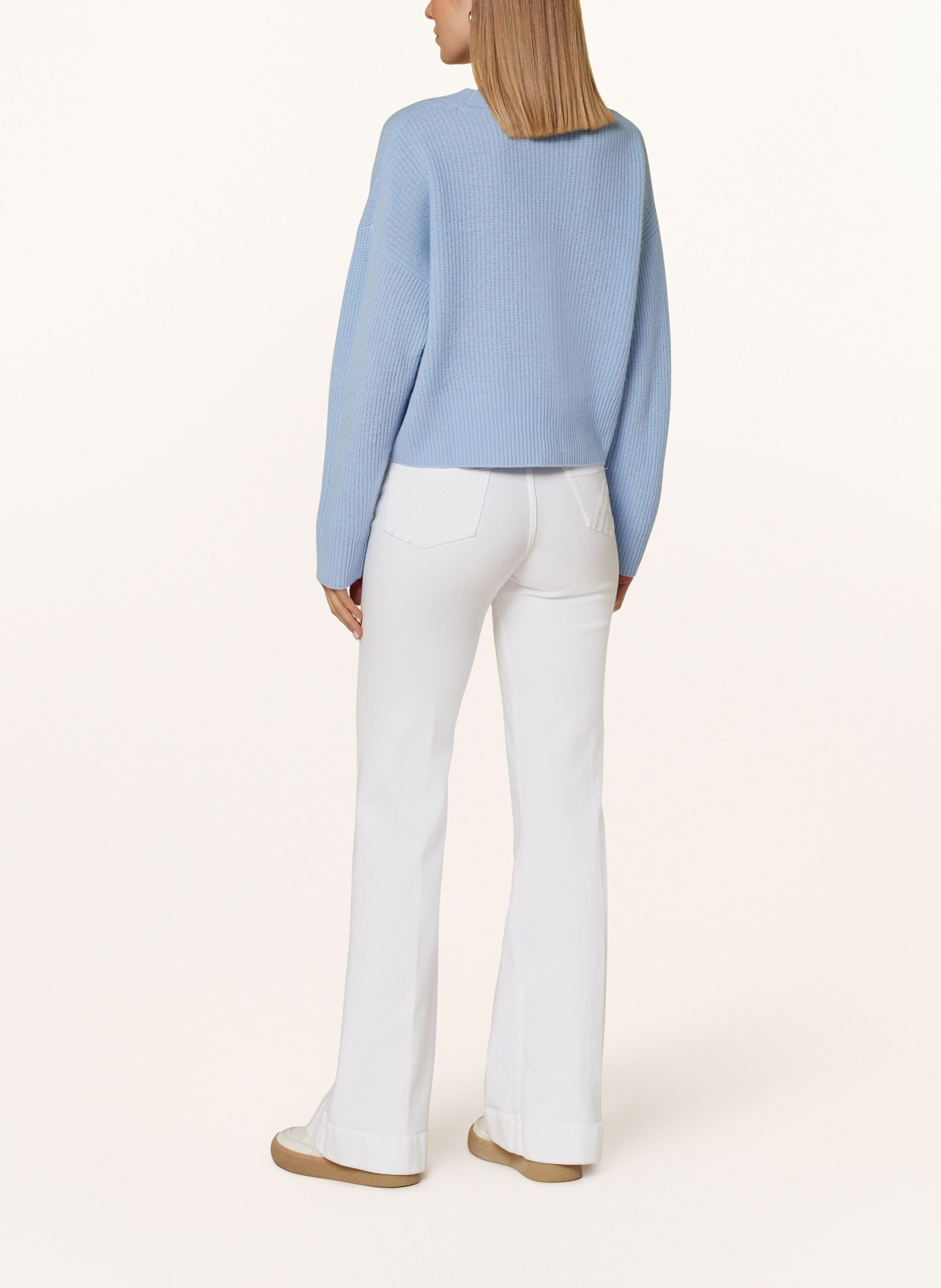 TOMMY HILFIGER Pullover: HELLBLAU