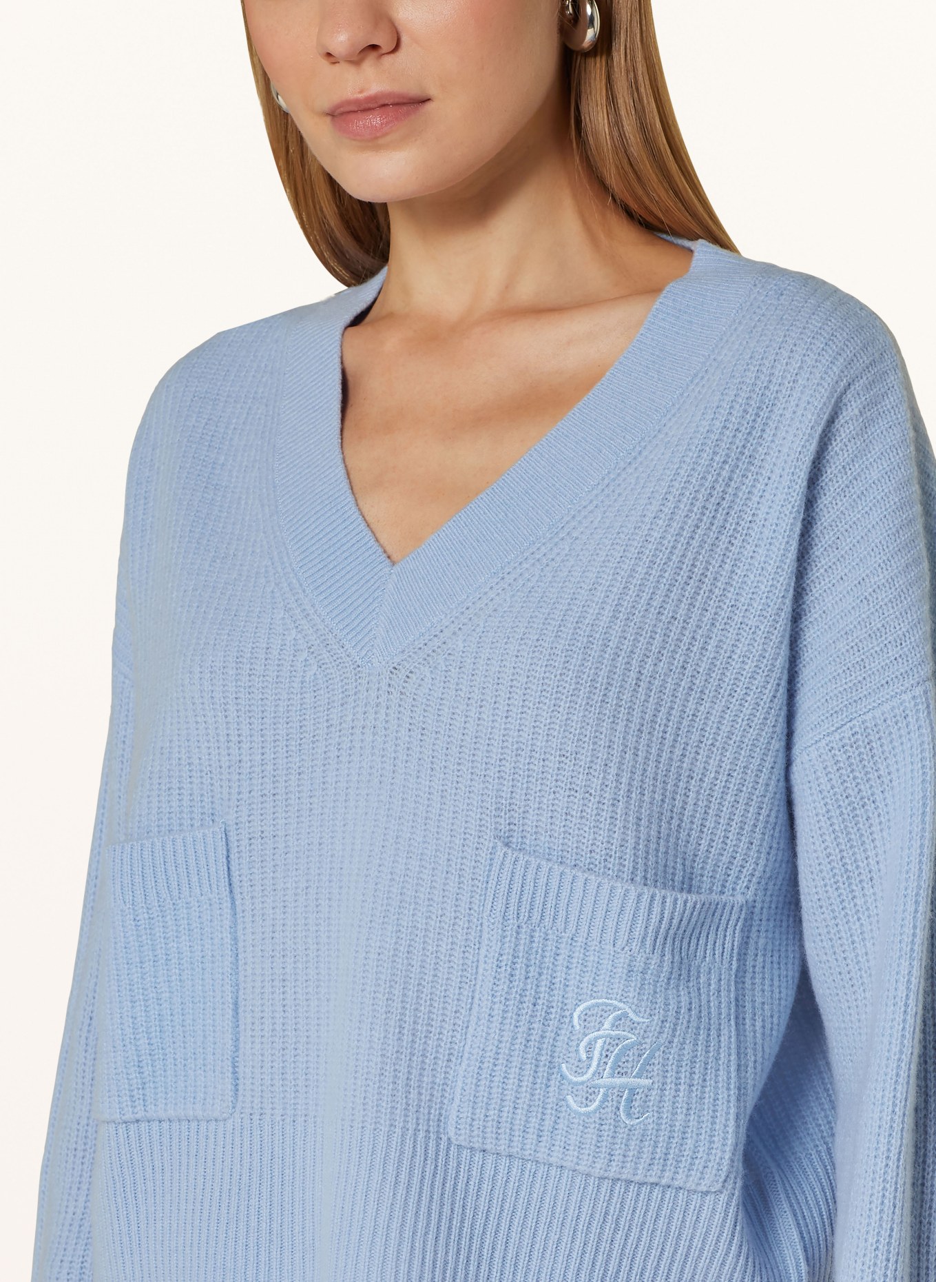 Tommy hilfiger blue sweater women's 2025