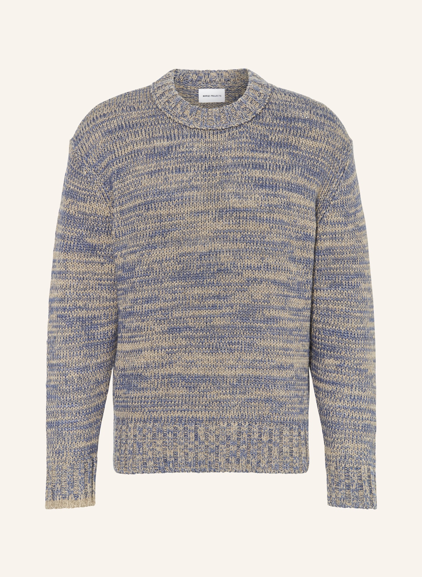 NORSE PROJECTS Sweater, Color: BLUE/ GRAY (Image 1)