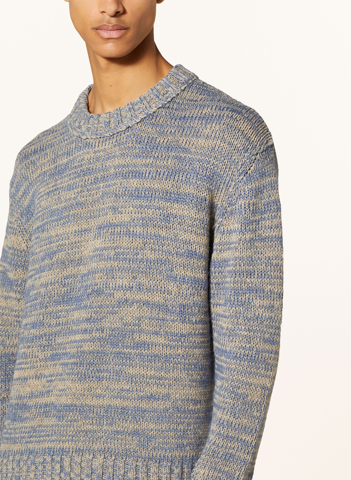 NORSE PROJECTS Sweater, Color: BLUE/ GRAY (Image 4)