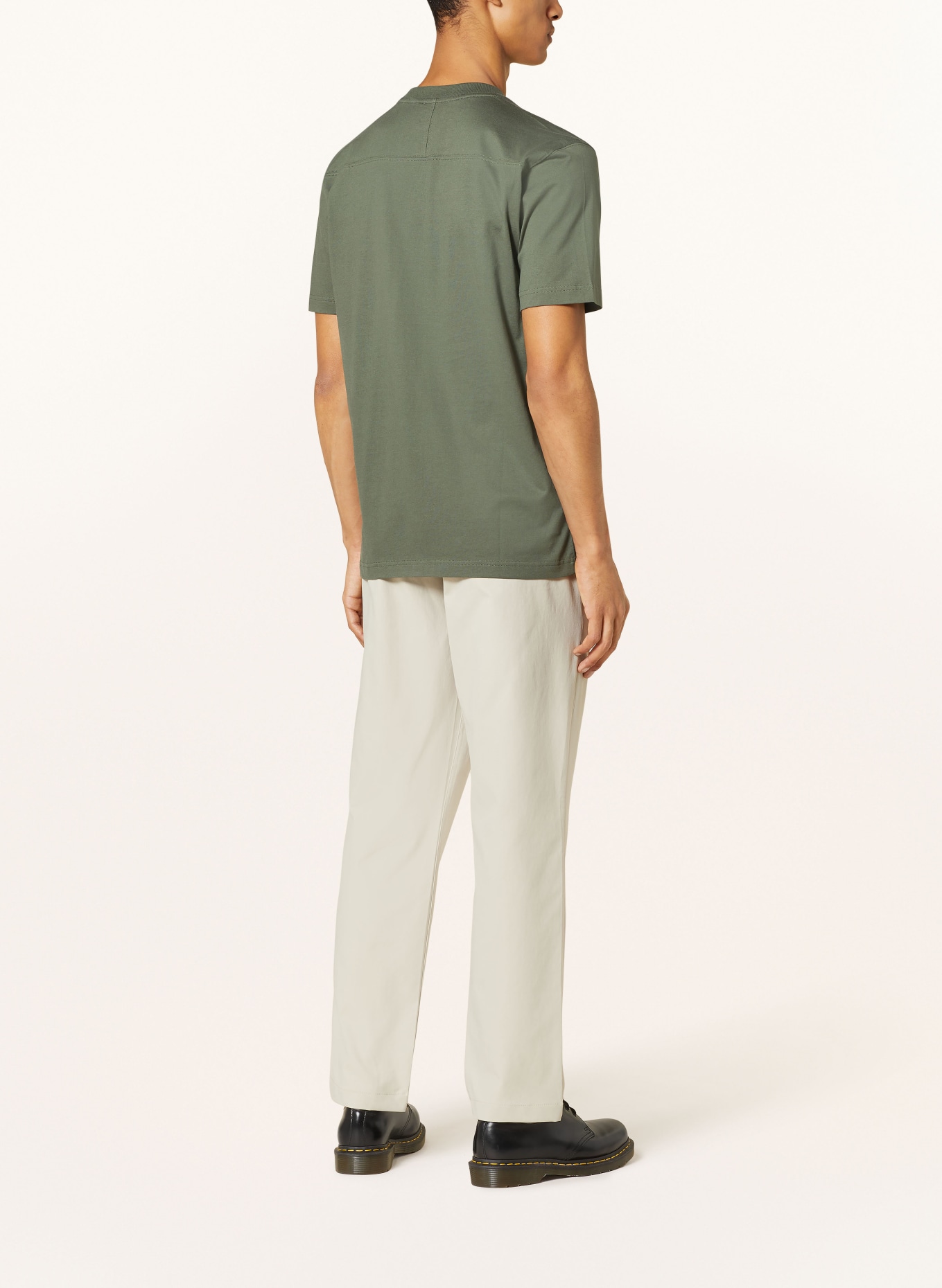 NORSE PROJECTS T-shirt JOHANNES, Color: DARK GREEN (Image 3)