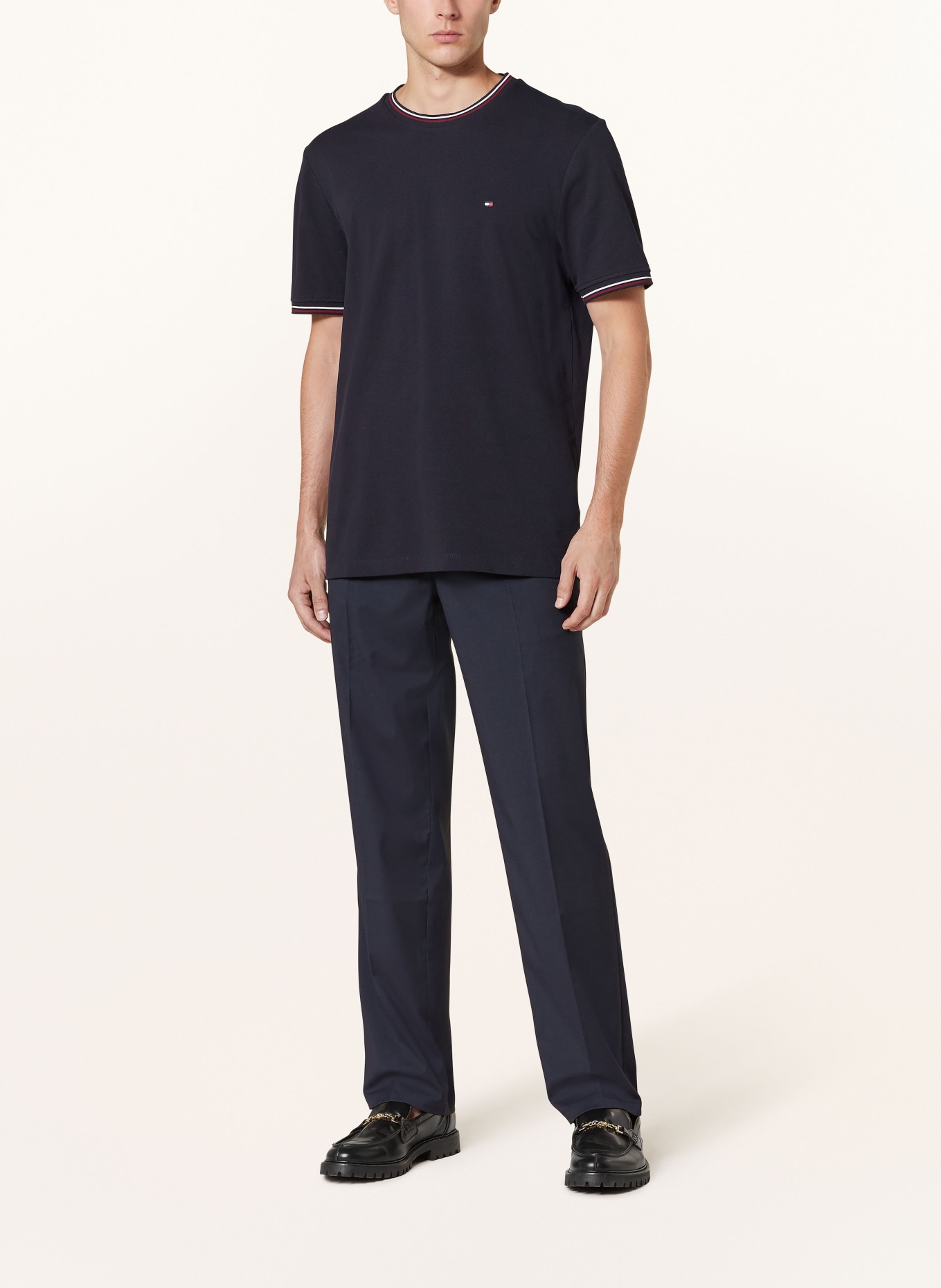 TOMMY HILFIGER T-Shirt: DUNKELBLAU