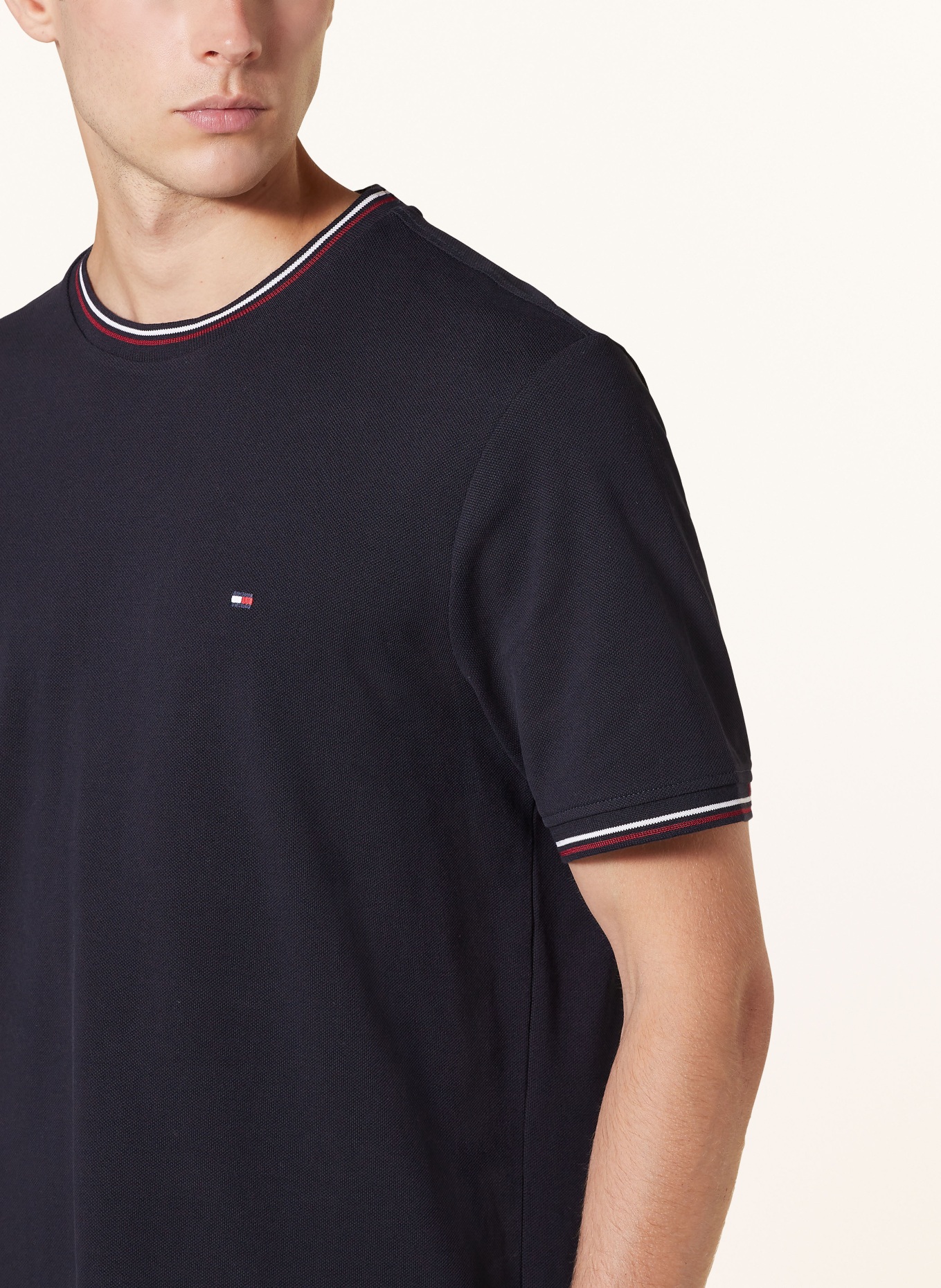 TOMMY HILFIGER T-Shirt: DUNKELBLAU