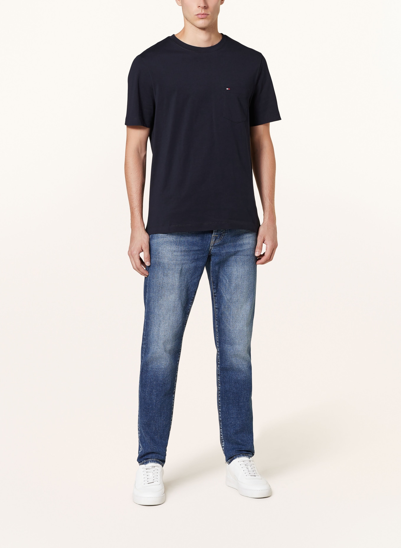 TOMMY HILFIGER T-shirt, Color: DARK BLUE (Image 2)