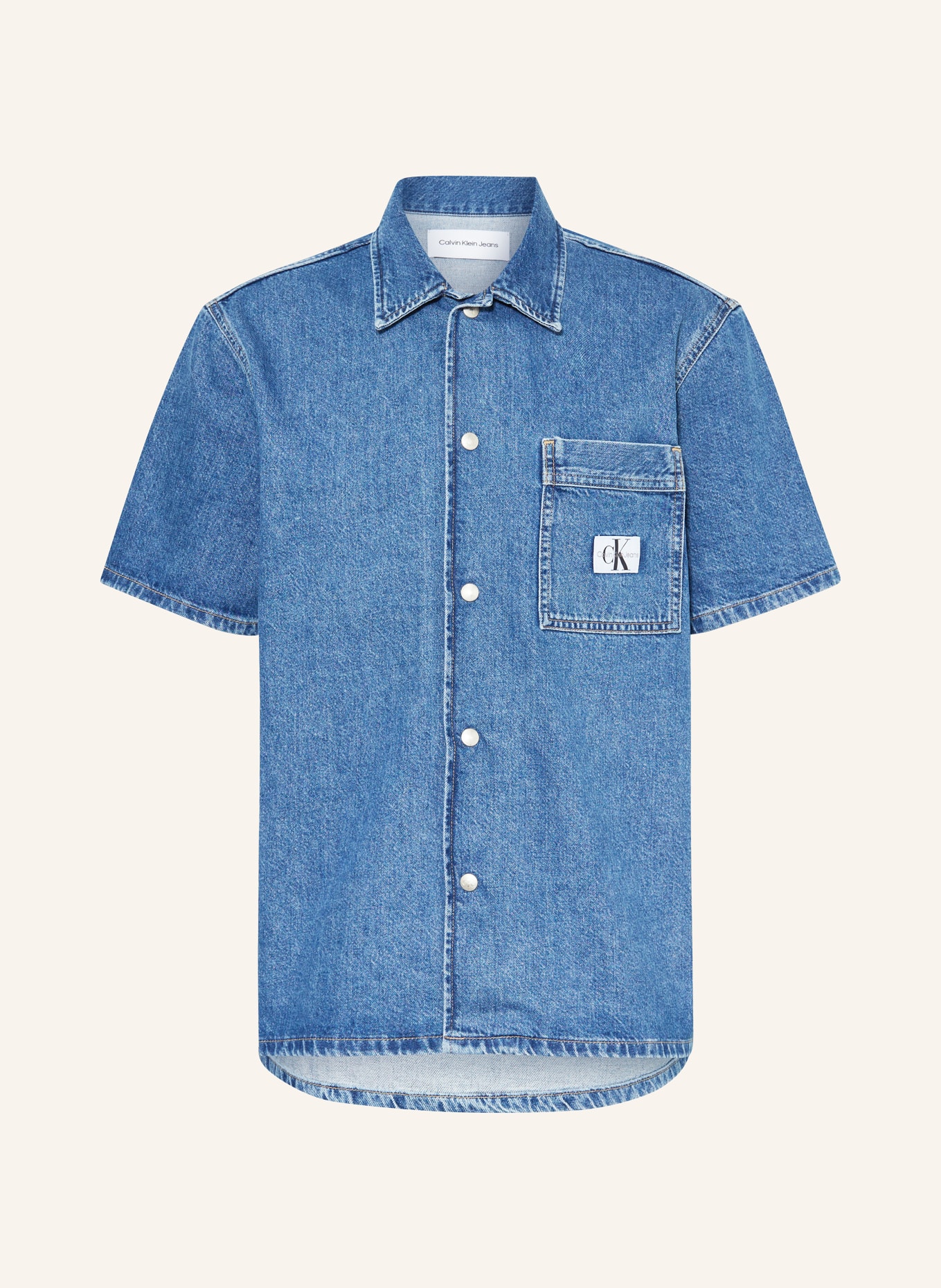 Calvin Klein Jeans Denim shirt regular fit, Color: BLUE (Image 1)