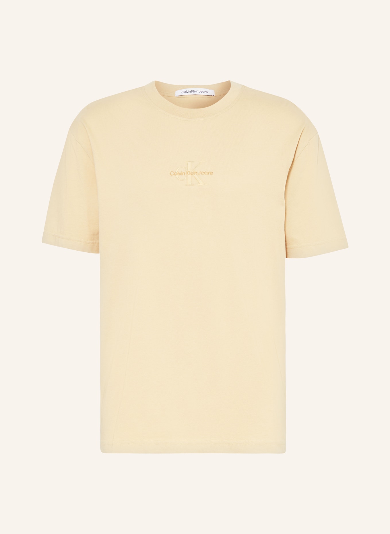 Calvin Klein Jeans T-shirt, Color: KHAKI (Image 1)