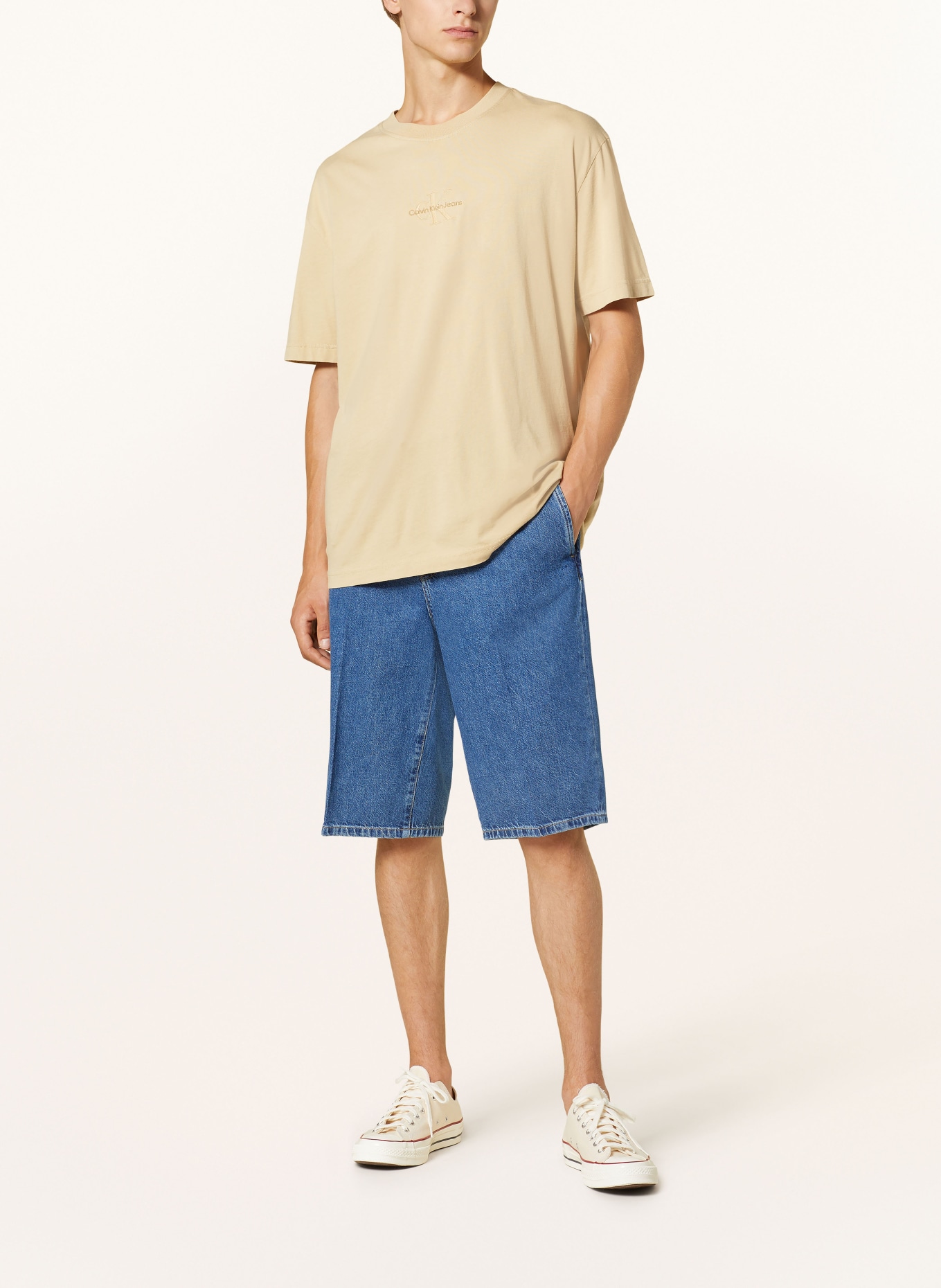 Calvin Klein Jeans T-shirt, Color: KHAKI (Image 2)