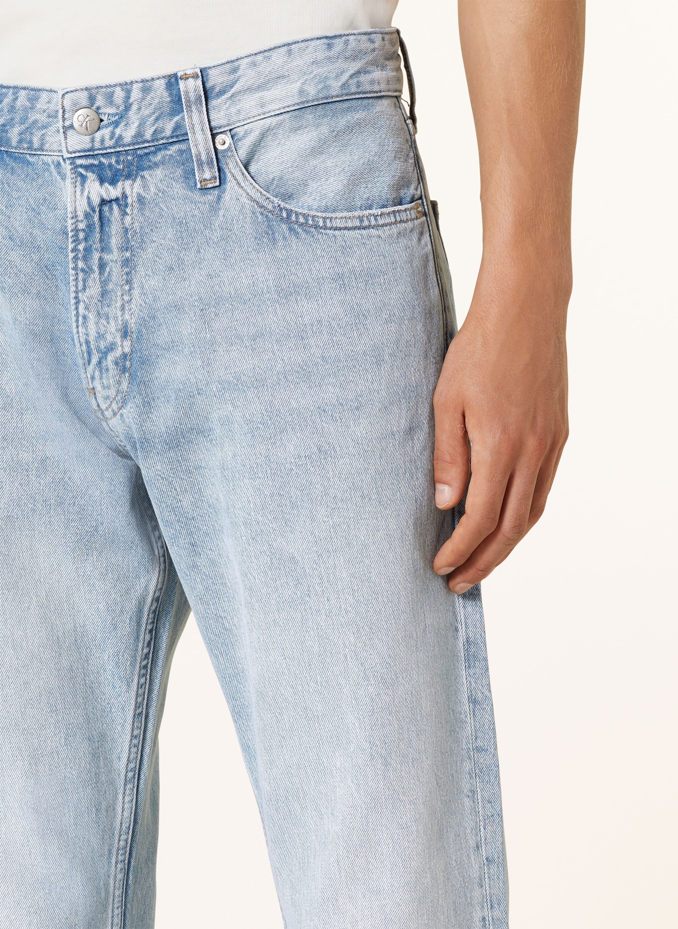 Calvin Klein Jeans Džíny AUTHENTIC STRAIGHT Straight Fit, Barva: 1AA Denim Light (Obrázek 6)