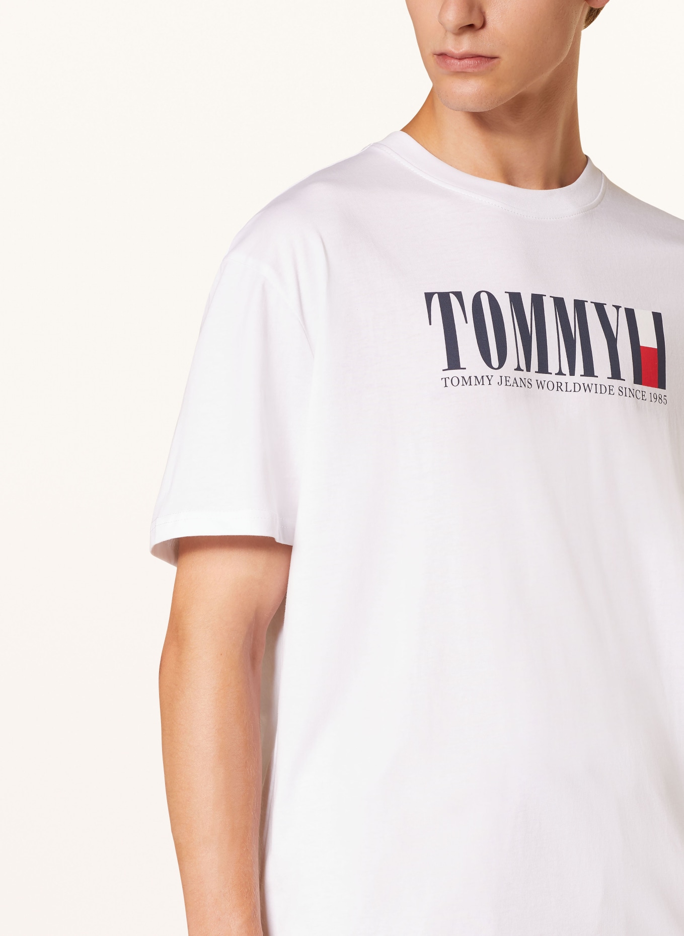 TOMMY JEANS T-shirt, Color: WHITE (Image 4)