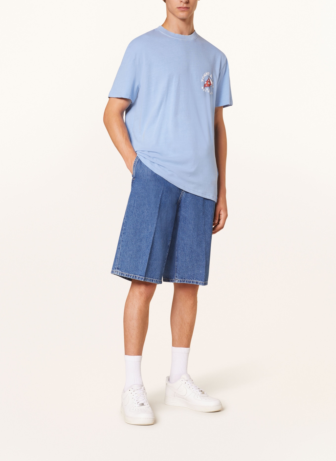 TOMMY JEANS Oversized-T-Shirt, Farbe: C15 Westside Blue (Bild 2)