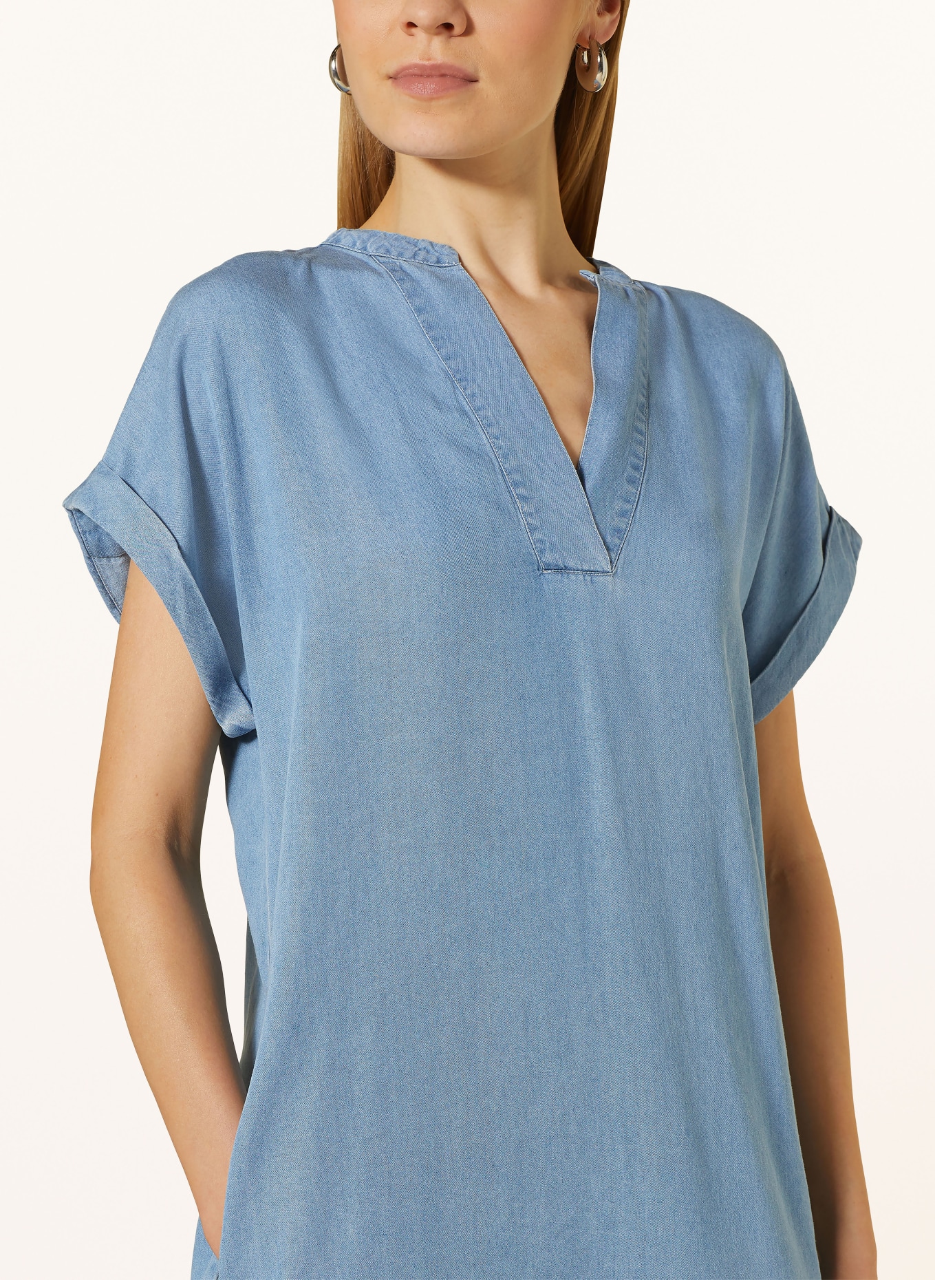 FYNCH-HATTON Šaty v džínovém vzhledu, Barva: 635 WASHED BLUE (Obrázek 4)