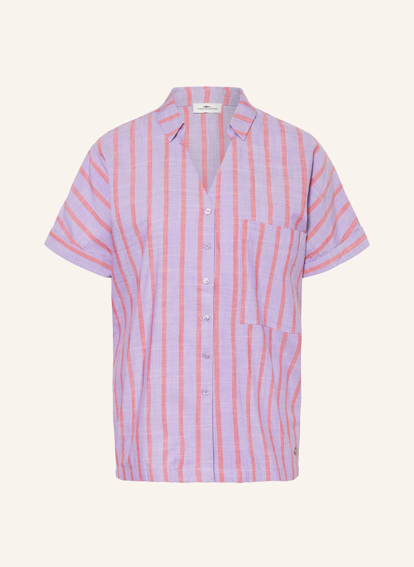 FYNCH-HATTON Shirt blouse, Color: PINK/ PURPLE (Image 1)