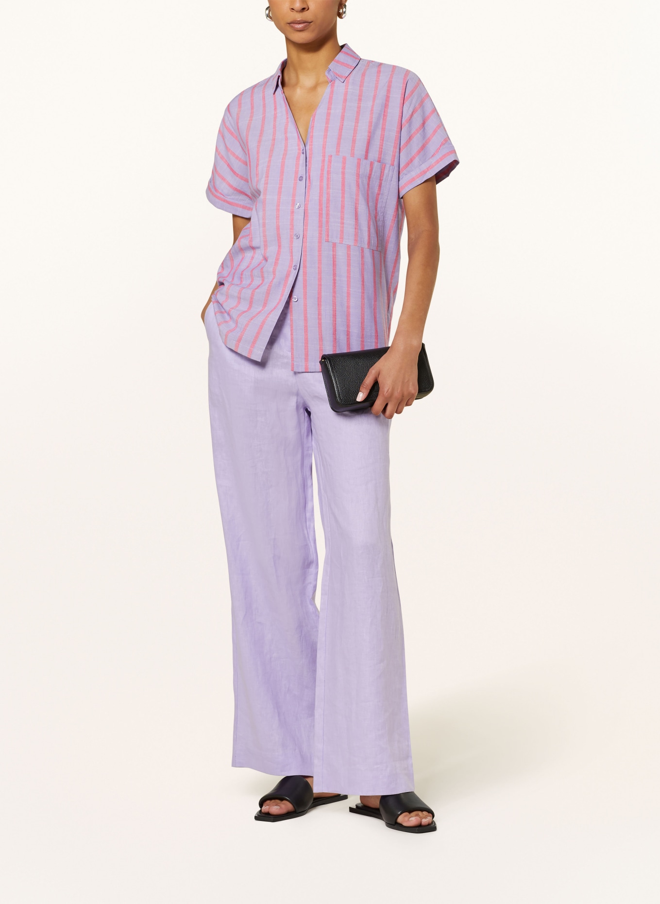 FYNCH-HATTON Shirt blouse, Color: PINK/ PURPLE (Image 2)