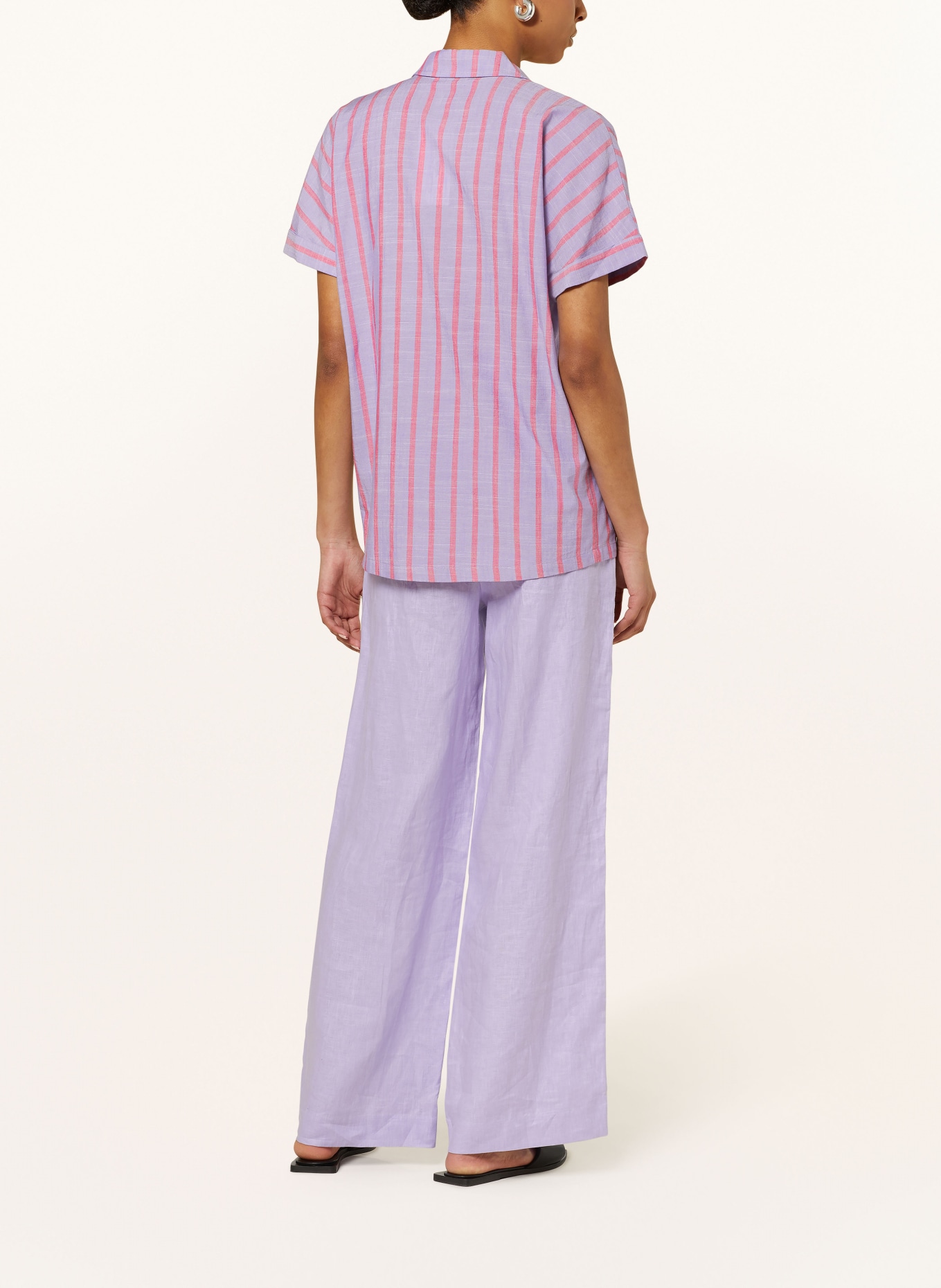 FYNCH-HATTON Shirt blouse, Color: PINK/ PURPLE (Image 3)