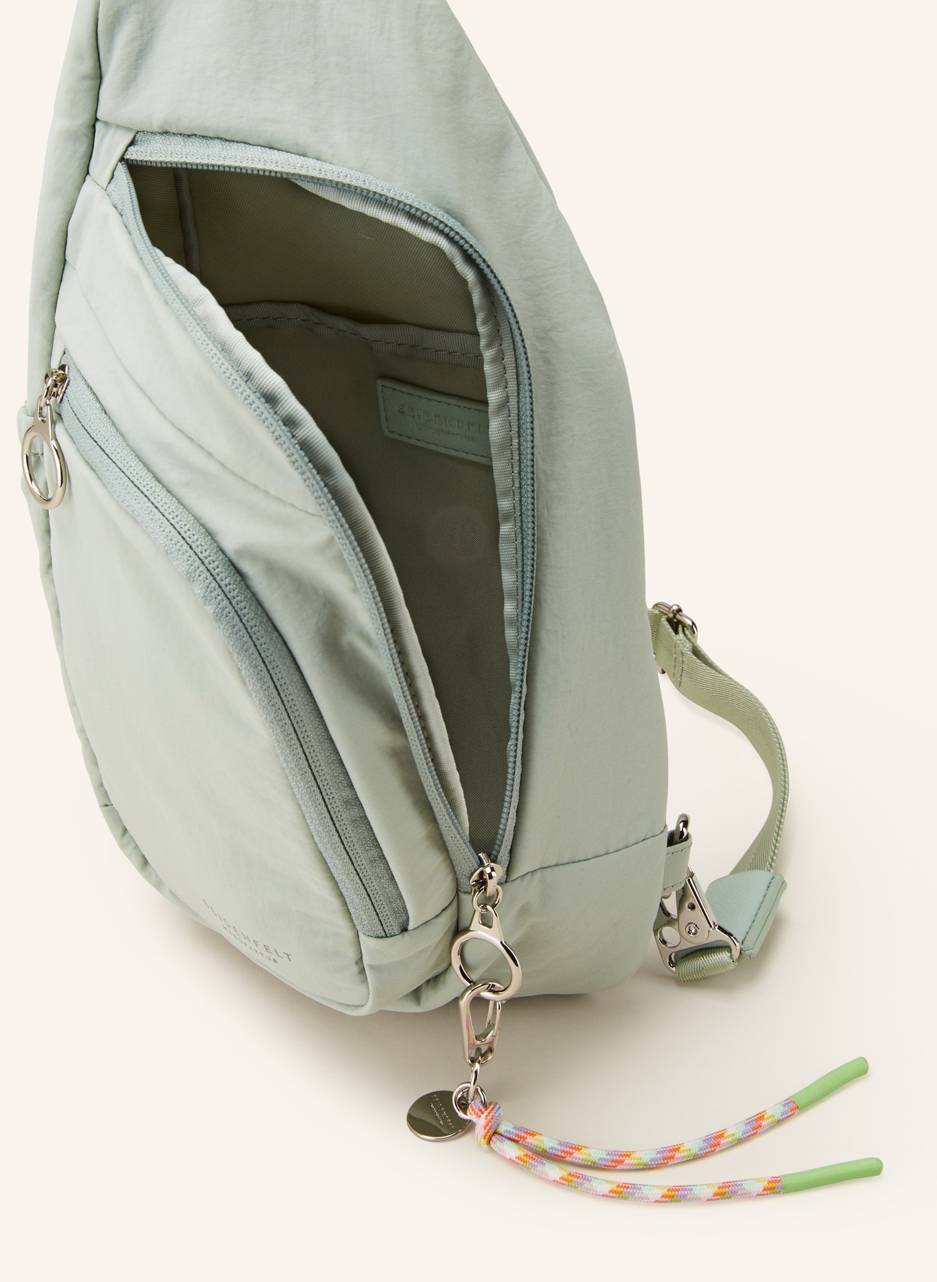 SEIDENFELT Crossbody bag HYBRID BACKPACK, Color: LIGHT GREEN (Image 3)
