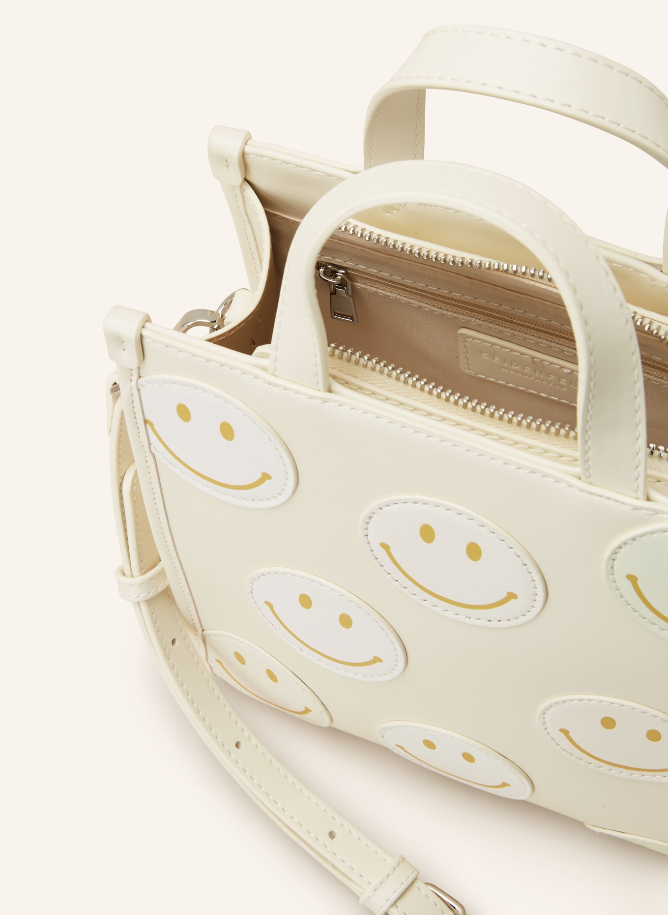 SEIDENFELT Handbag CHANGING FACES SMALL, Color: ECRU (Image 3)