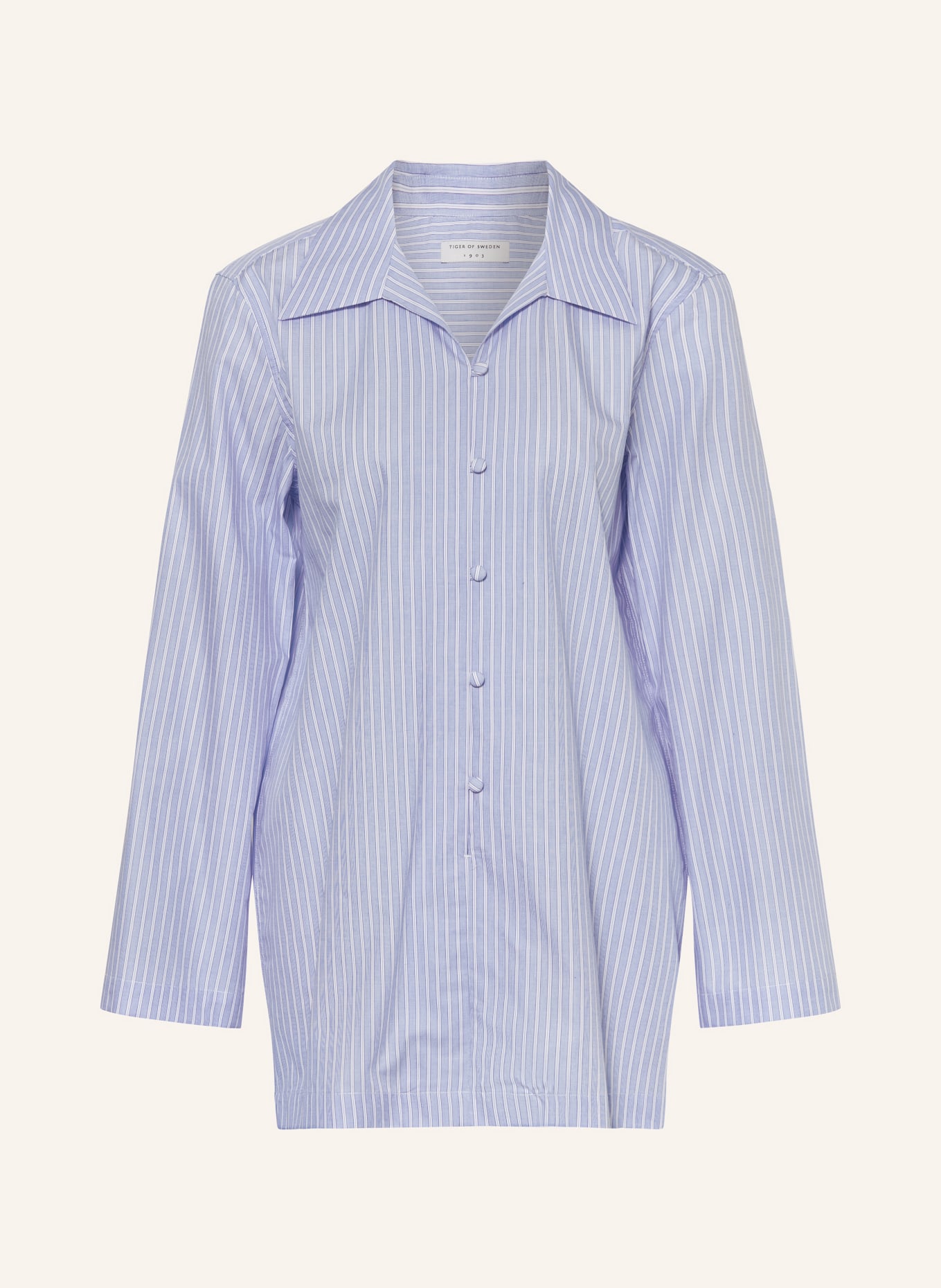 TIGER OF SWEDEN Shirt blouse CORNELA, Color: LIGHT BLUE/ WHITE (Image 1)