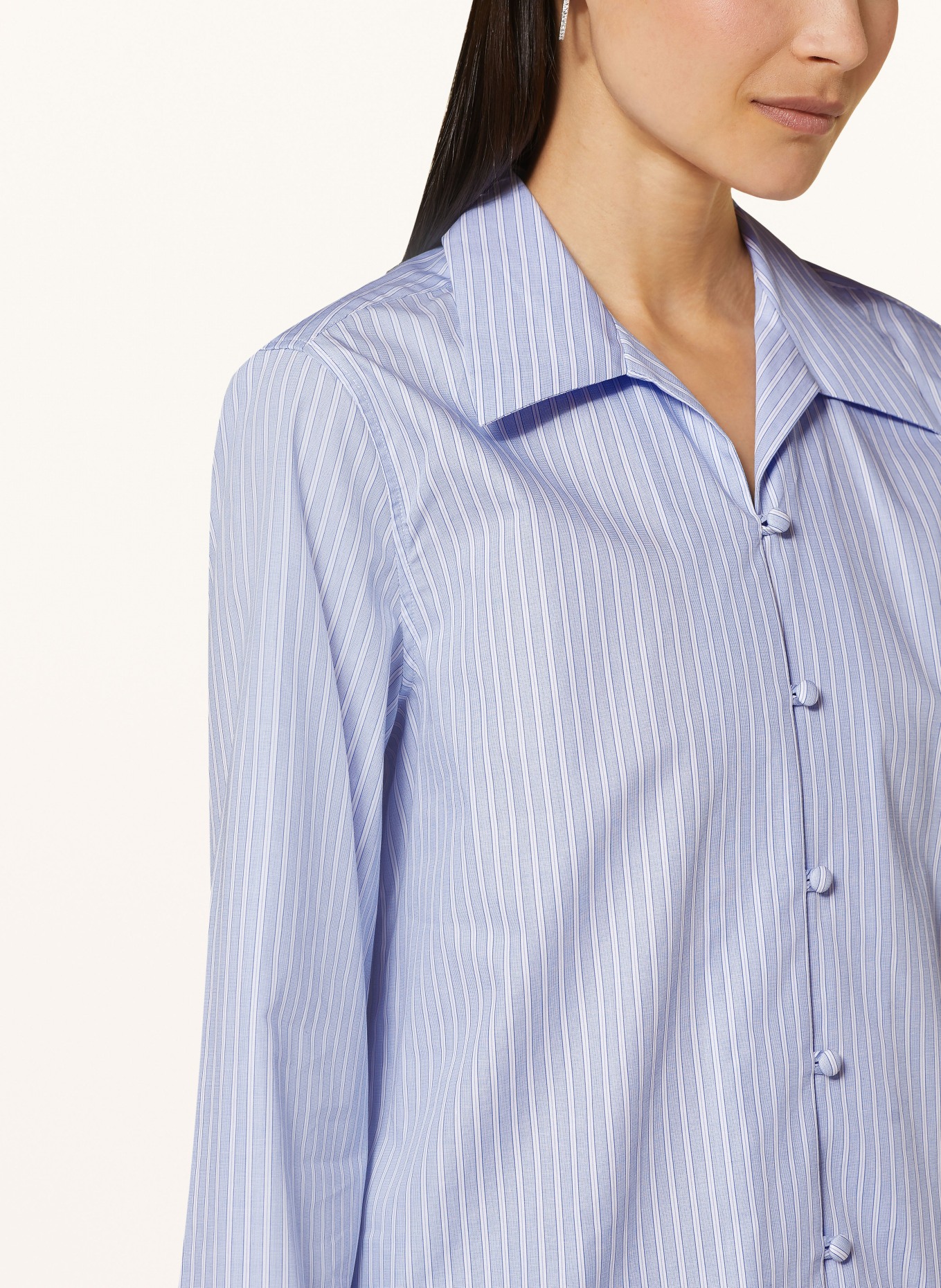 TIGER OF SWEDEN Shirt blouse CORNELA, Color: LIGHT BLUE/ WHITE (Image 4)