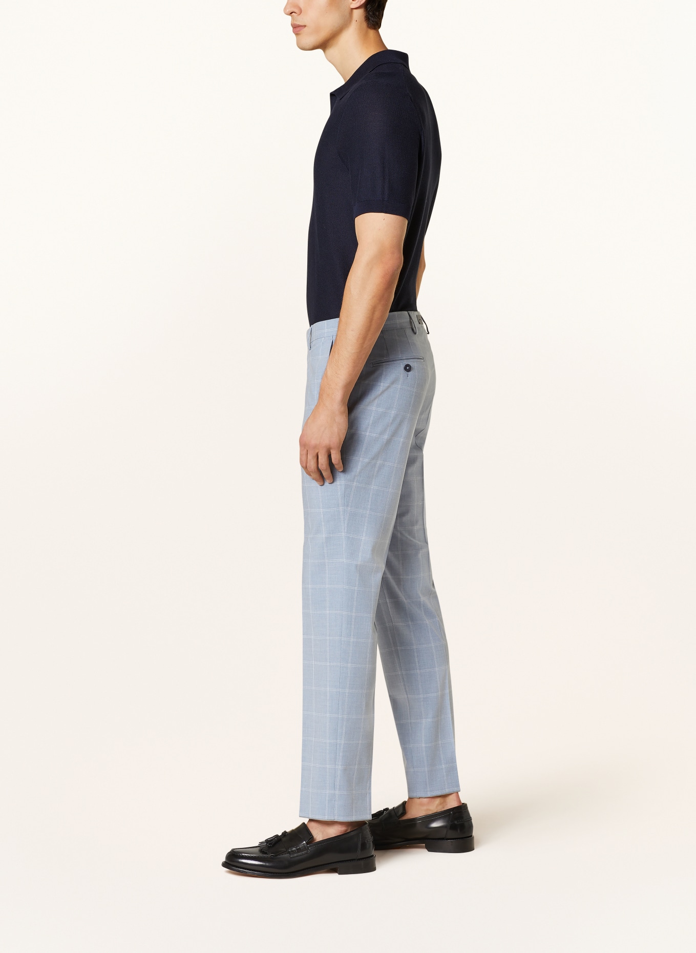 pierre cardin Oblekové kalhoty RYAN Extra Slim Fit, Barva: 6027 Blue bell (Obrázek 5)
