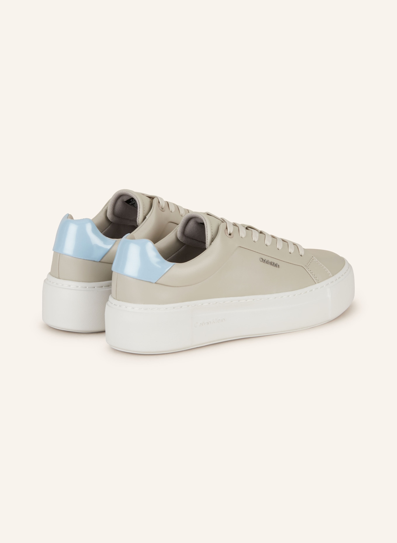 Calvin Klein Sneakers, Color: LIGHT GRAY/ LIGHT BLUE (Image 2)