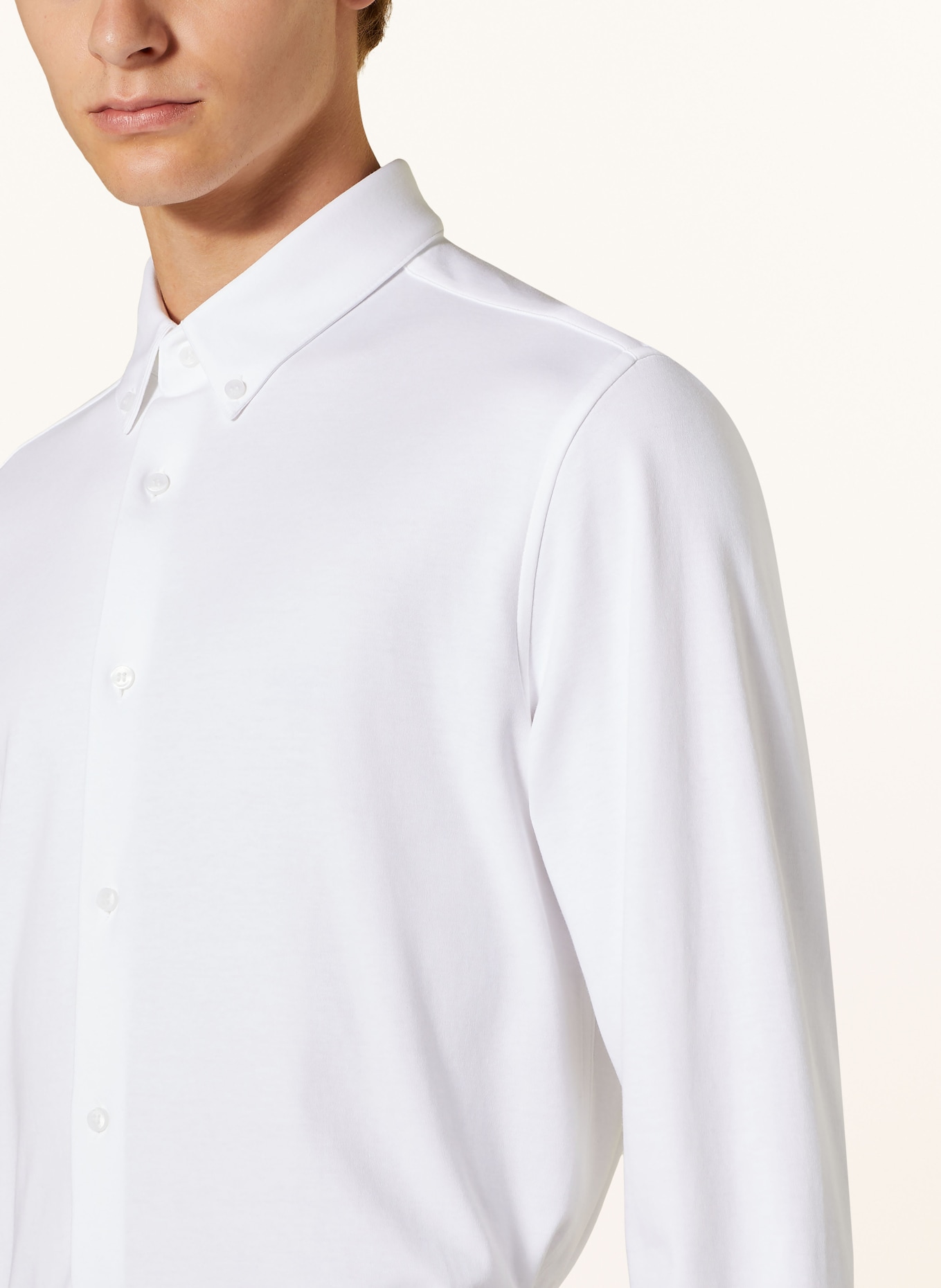 Calvin Klein Žerzejová košile Regular Fit, Barva: BÍLÁ (Obrázek 4)