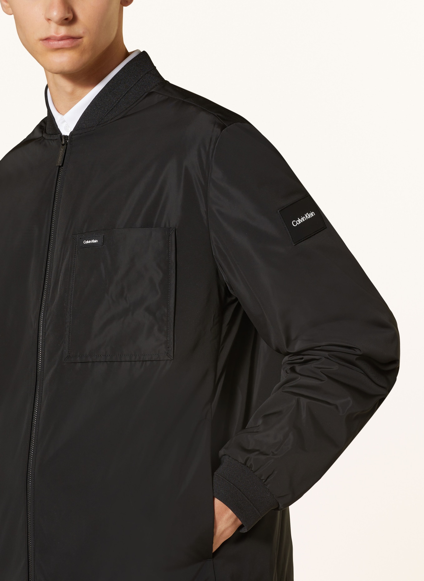 Calvin Klein Bomber jacket, Color: BLACK (Image 4)