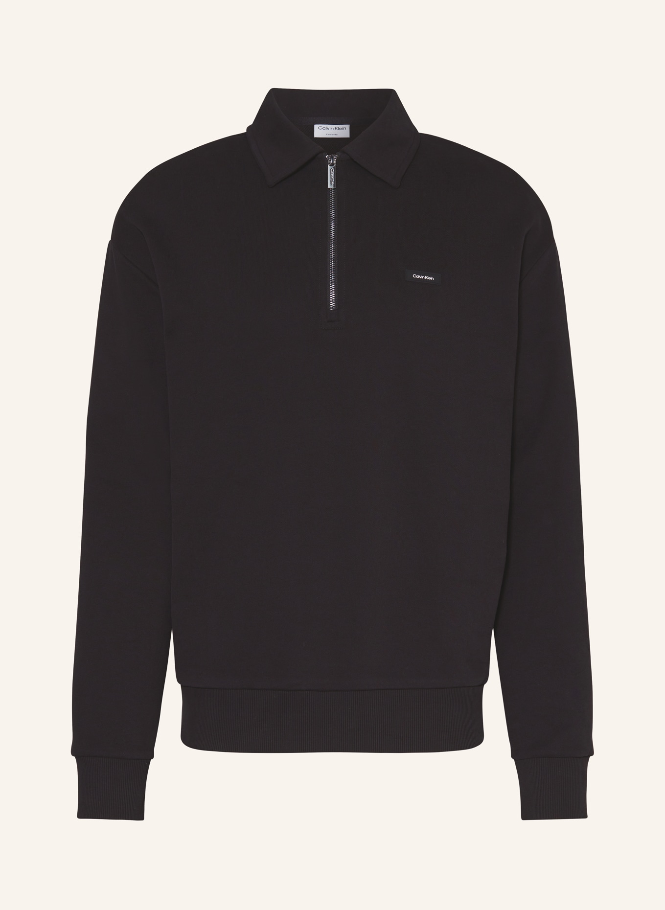 Calvin Klein Half-zip sweater, Color: BLACK (Image 1)