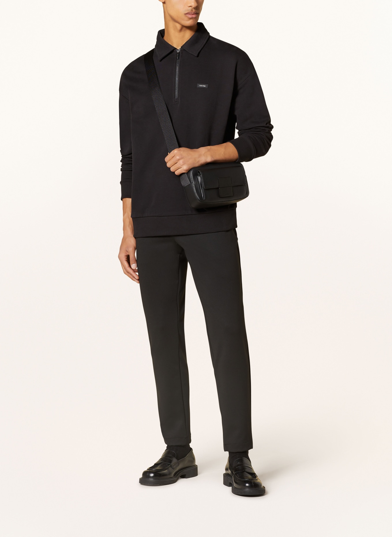 Calvin Klein Half-zip sweater, Color: BLACK (Image 2)