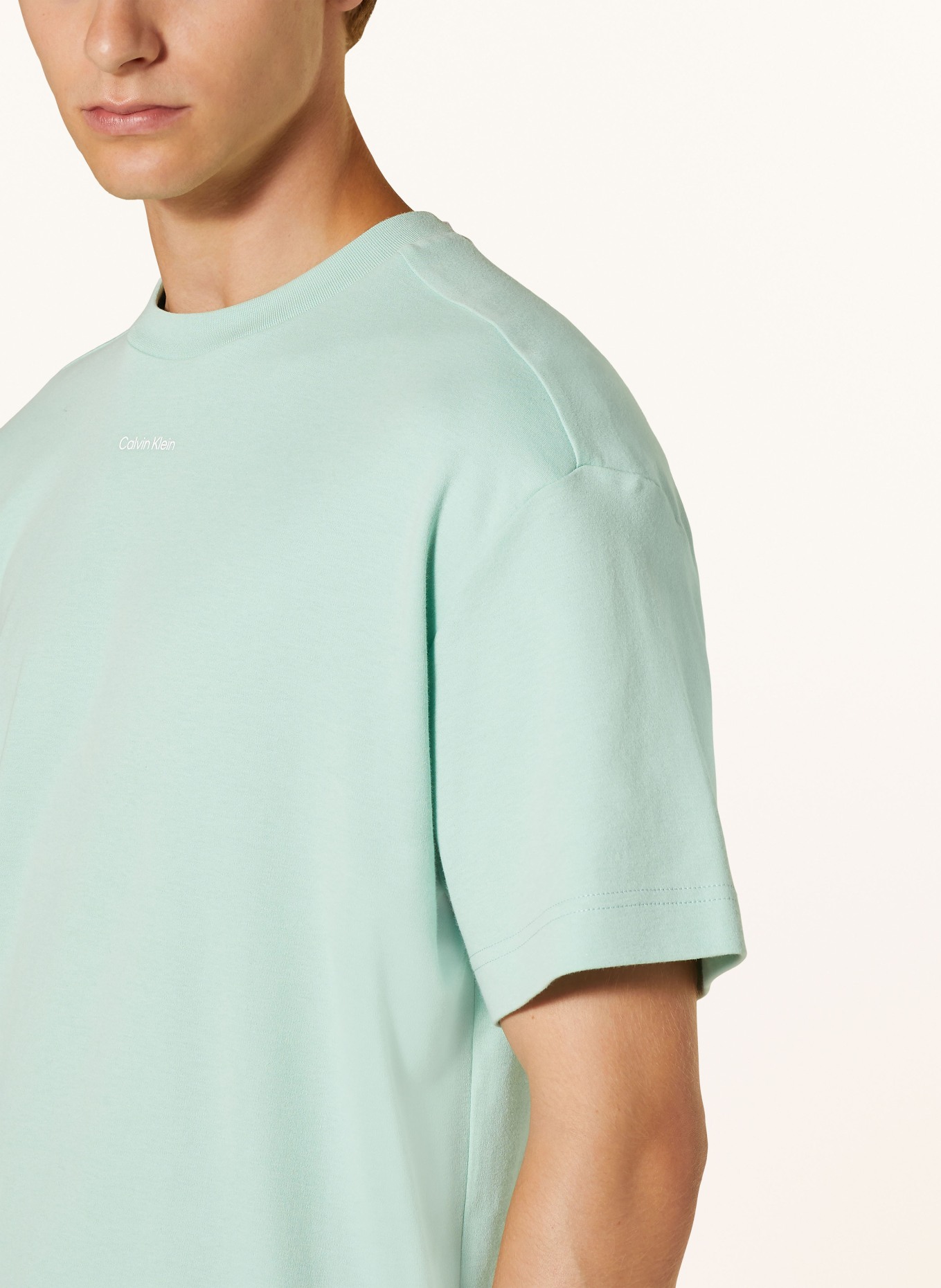 Calvin Klein T-shirt, Color: LIGHT GREEN (Image 4)