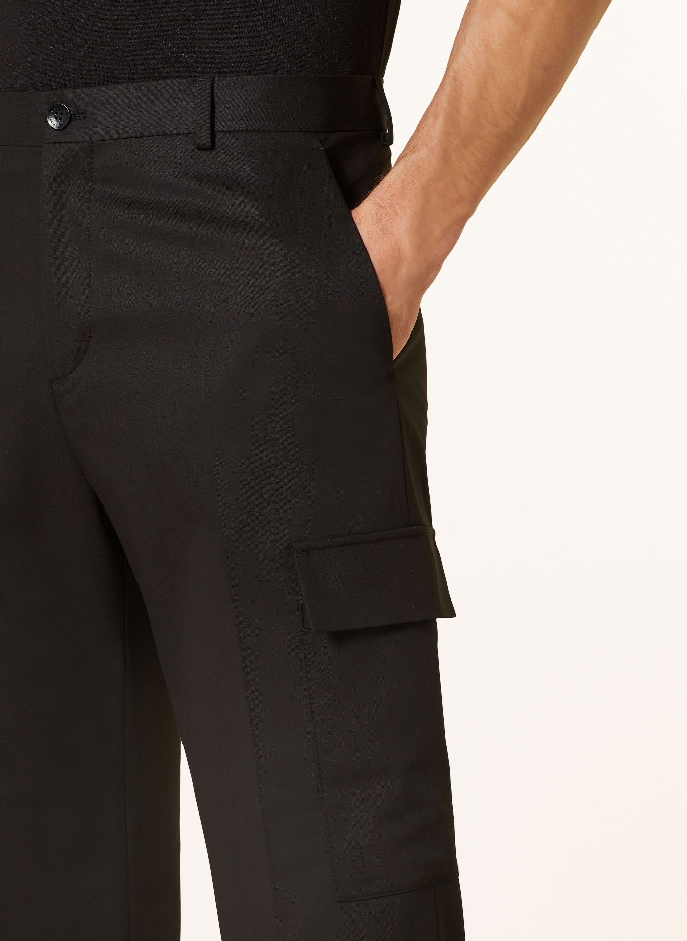 Calvin Klein Cargo pants regular fit, Color: BLACK (Image 5)