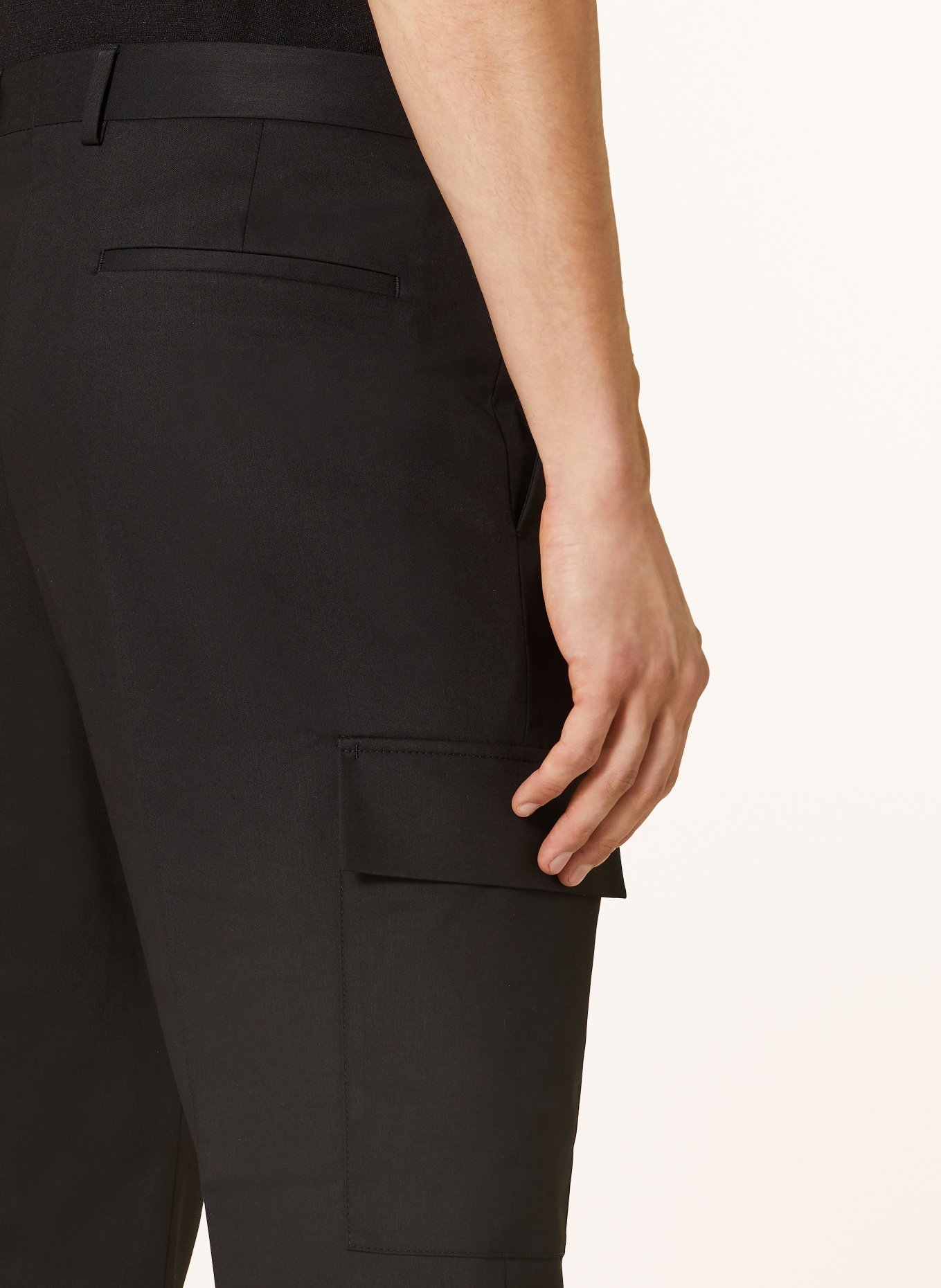 Calvin Klein Cargo pants regular fit, Color: BLACK (Image 6)