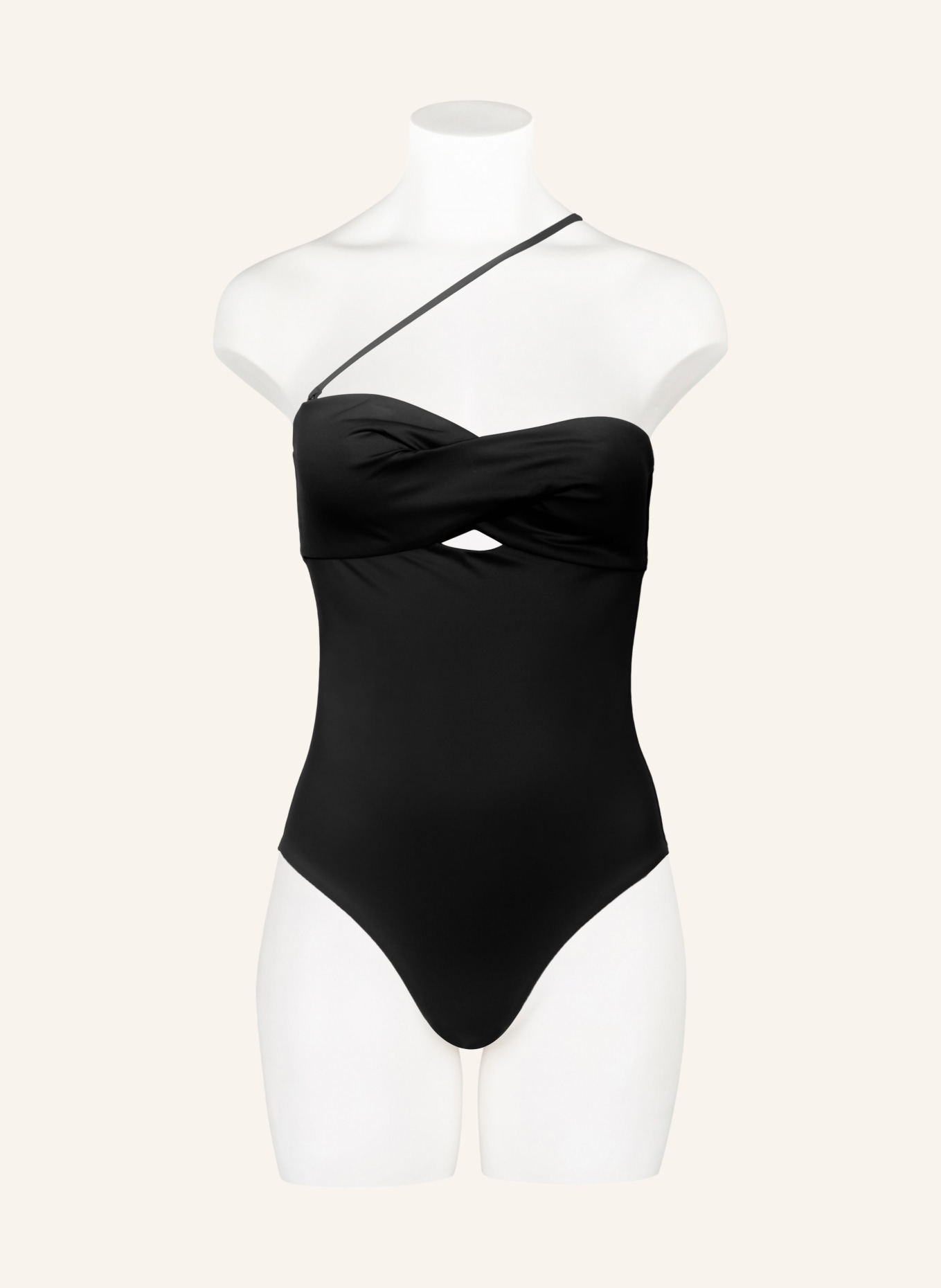 Calvin Klein Bandeau swimsuit STRUCTURED TWIST, Color: BLACK (Image 4)