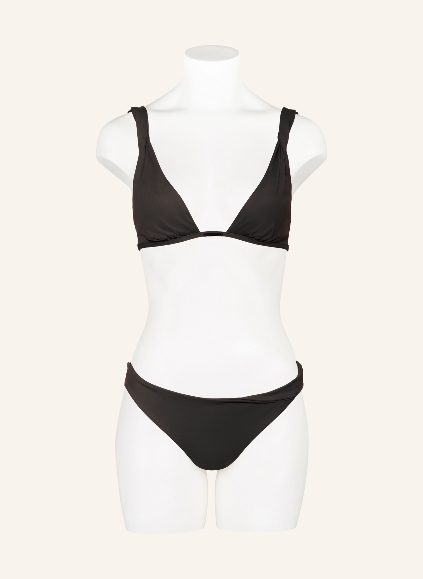 Calvin Klein Dół od bikini basic CK STRUCTED TWIST: CZARNY
