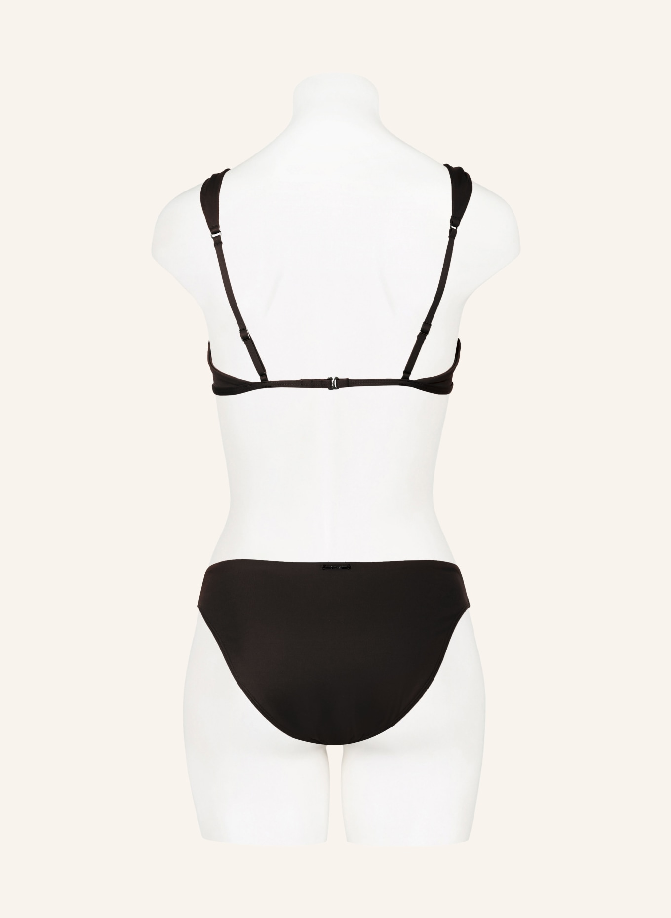 Calvin Klein Dół od bikini basic CK STRUCTED TWIST: CZARNY