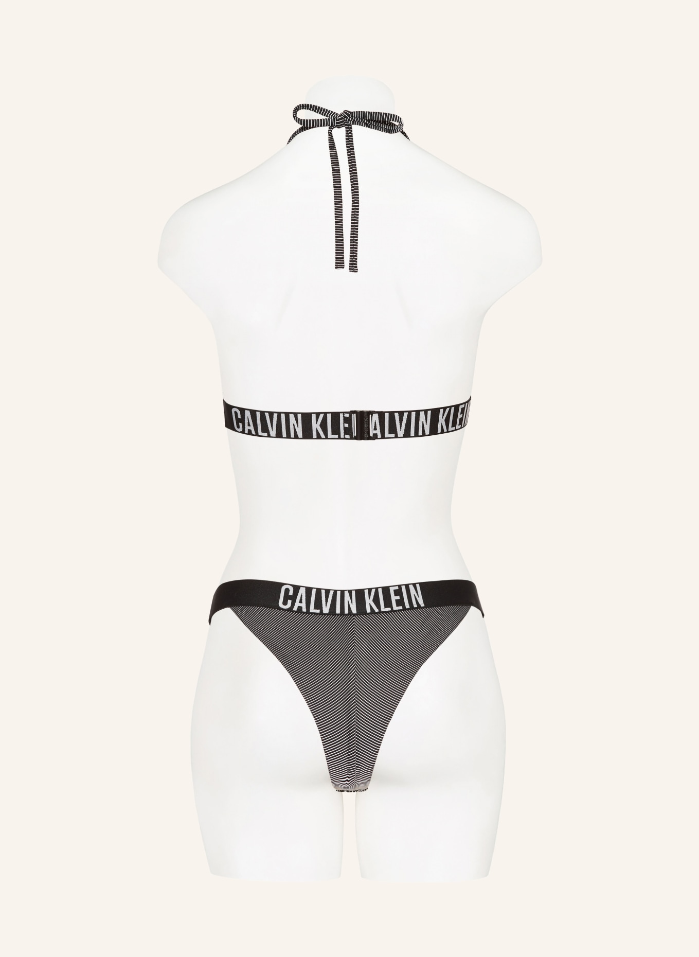 Calvin Klein Dół od bikini brazylijskiego INTENSE POWER, Kolor: CZARNY/ BIAŁY (Obrazek 3)