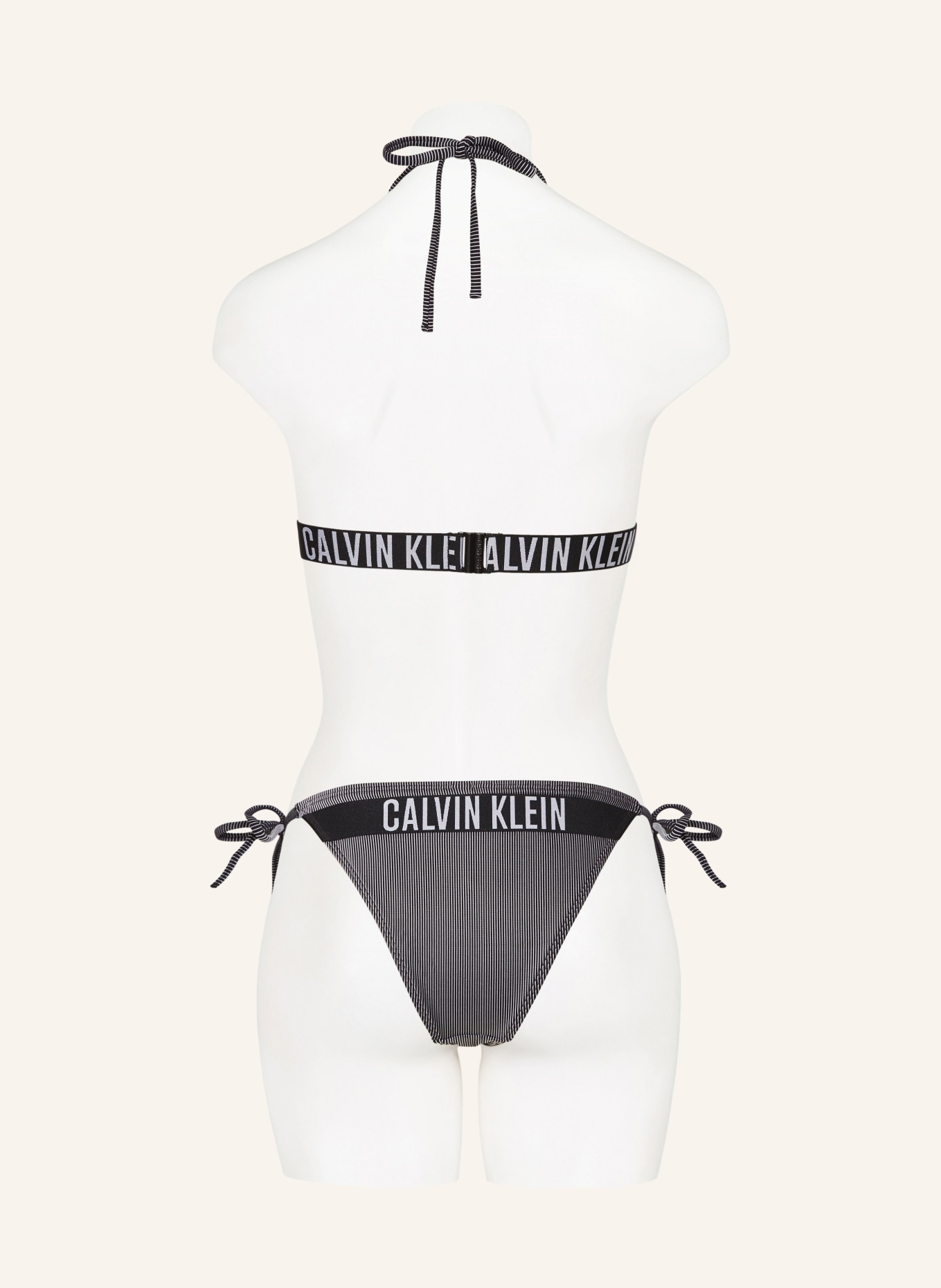 Calvin Klein Slip triunghiular INTENSE POWER: NEGRU / ALB