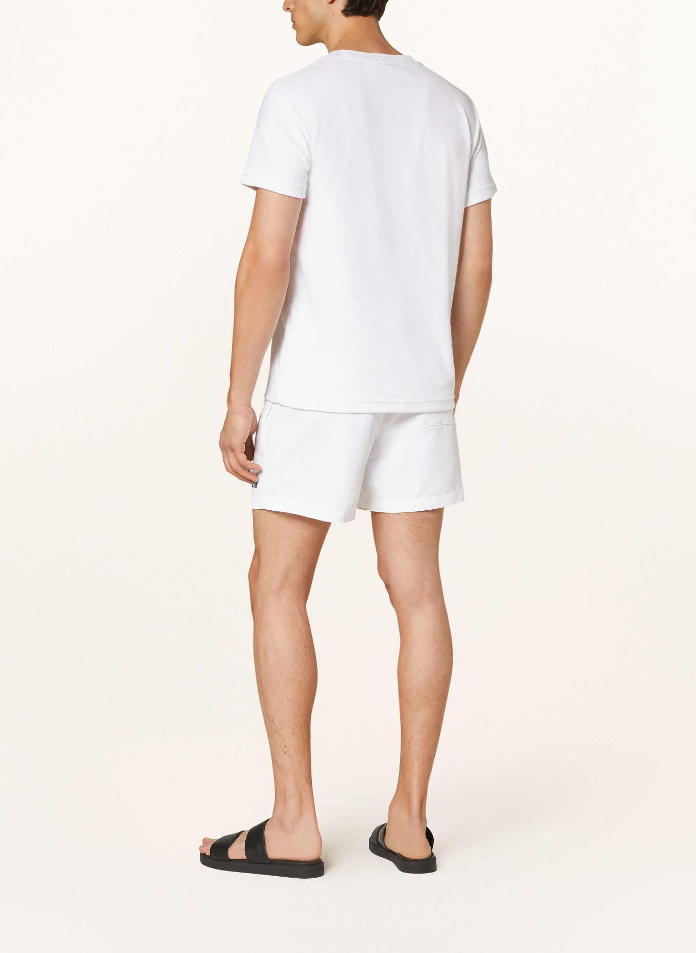 Calvin Klein T-Shirt aus Frottee, Farbe: WEISS (Bild 3)
