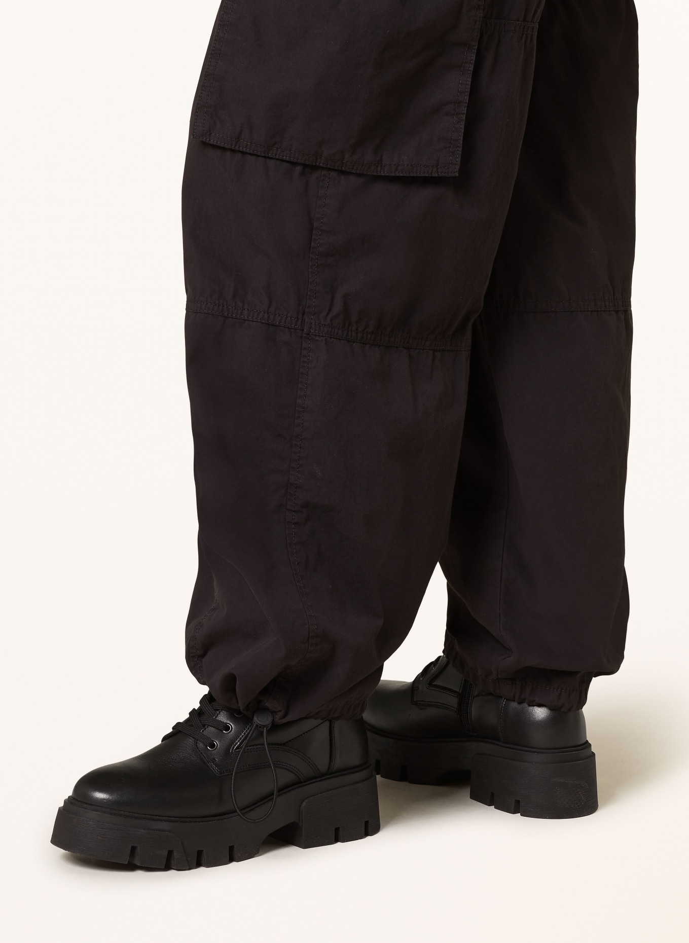 HUGO Cargohose HAFISON: SCHWARZ